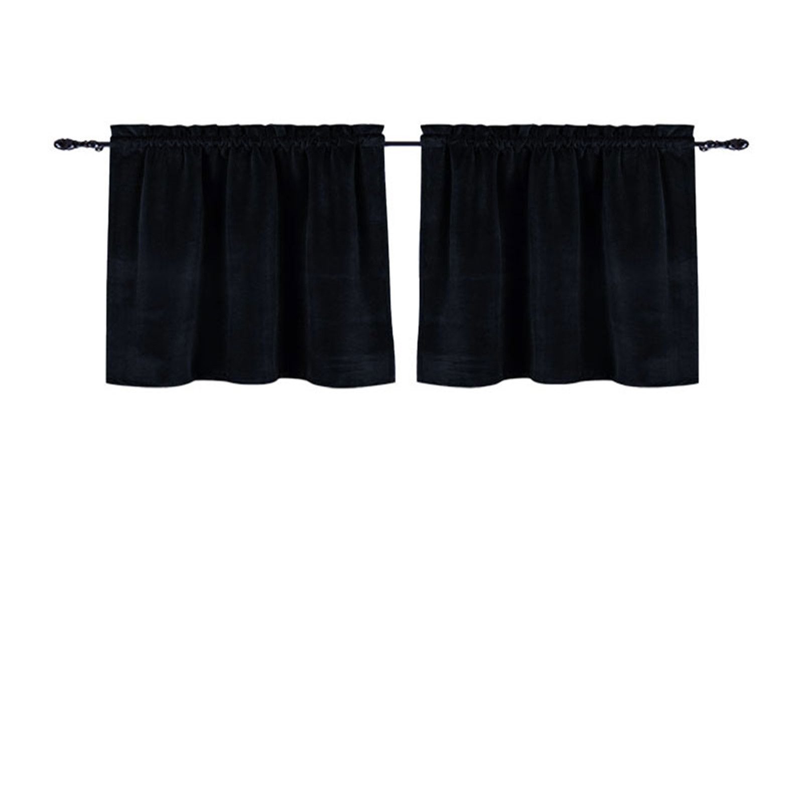 Rosnek Verdunkelungsvorhang Blickdichte Samt Kurz Fenster für RV Wohnwagen günstig online kaufen