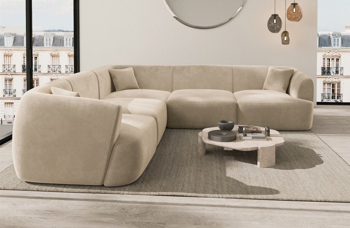 Sofa Dreams Ecksofa Sofa Stoff Eckcouch günstig online kaufen
