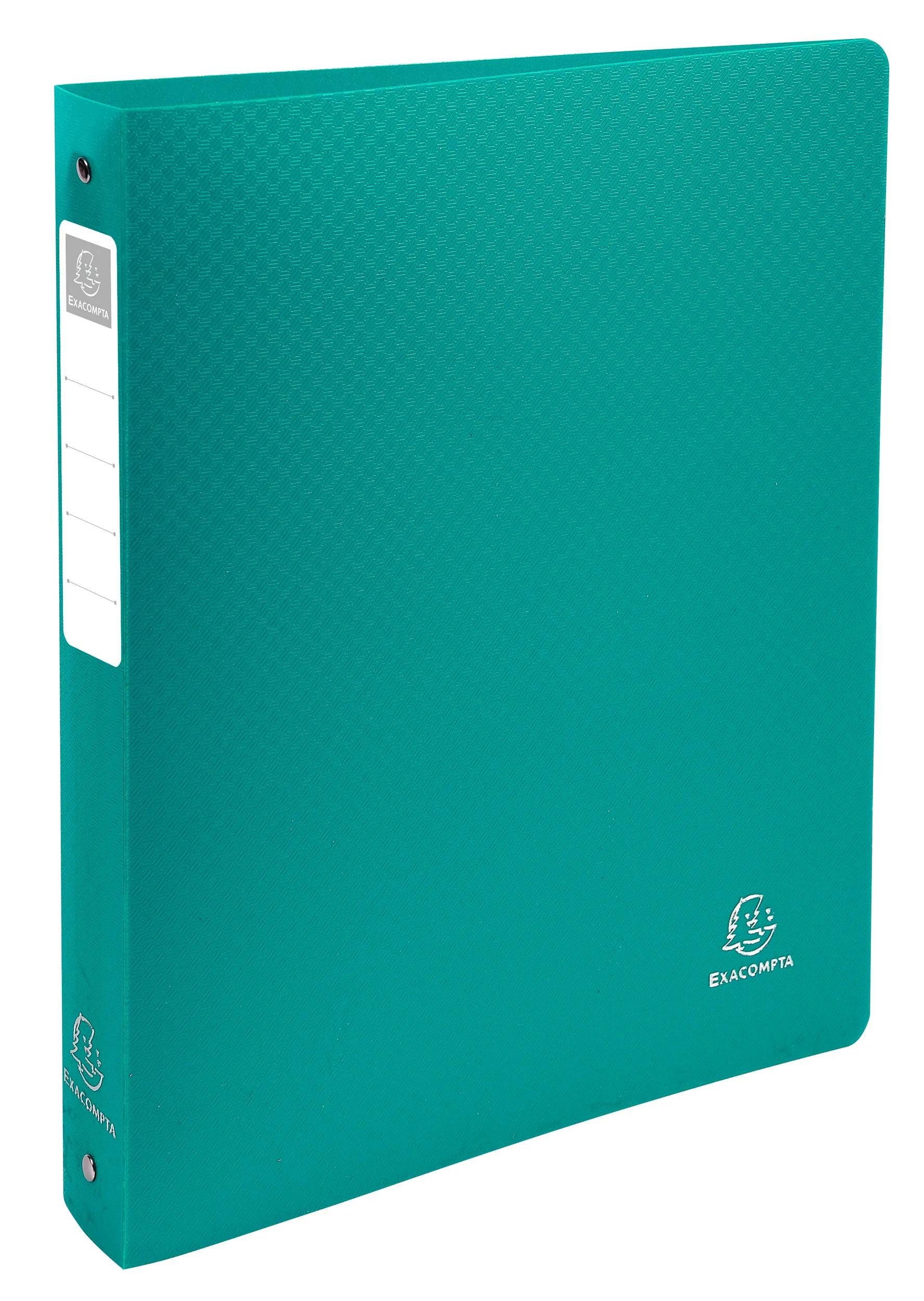 Ringbuchmappe 10x Ringbuch PP 1000µ 4Ring Rücken 40mm A4 Überbreite grün 51393E
