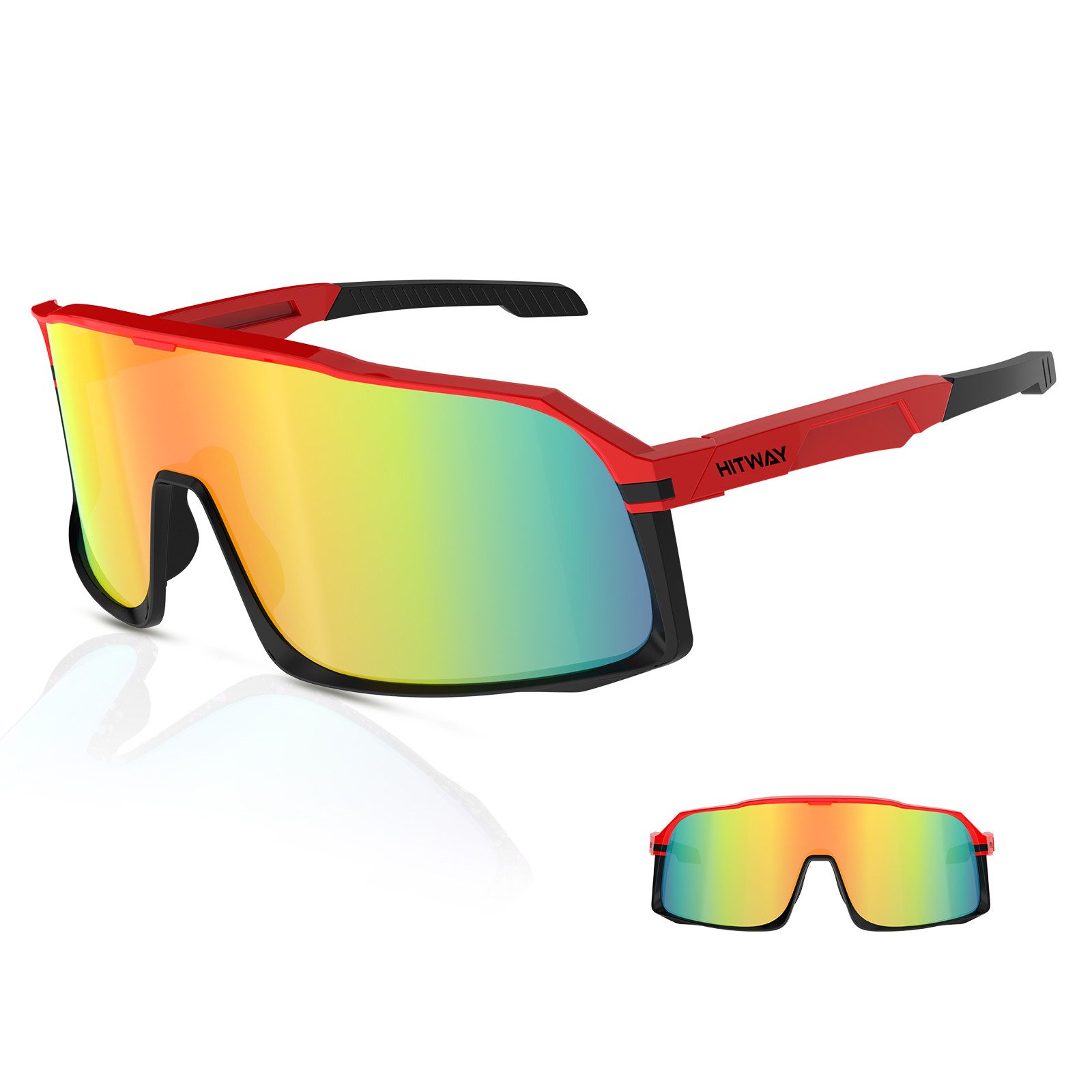 Fahrradbrille UV400-Schutz Polarisierte Sonnenbrille Outdoor MTB Rennrad Sportbrille