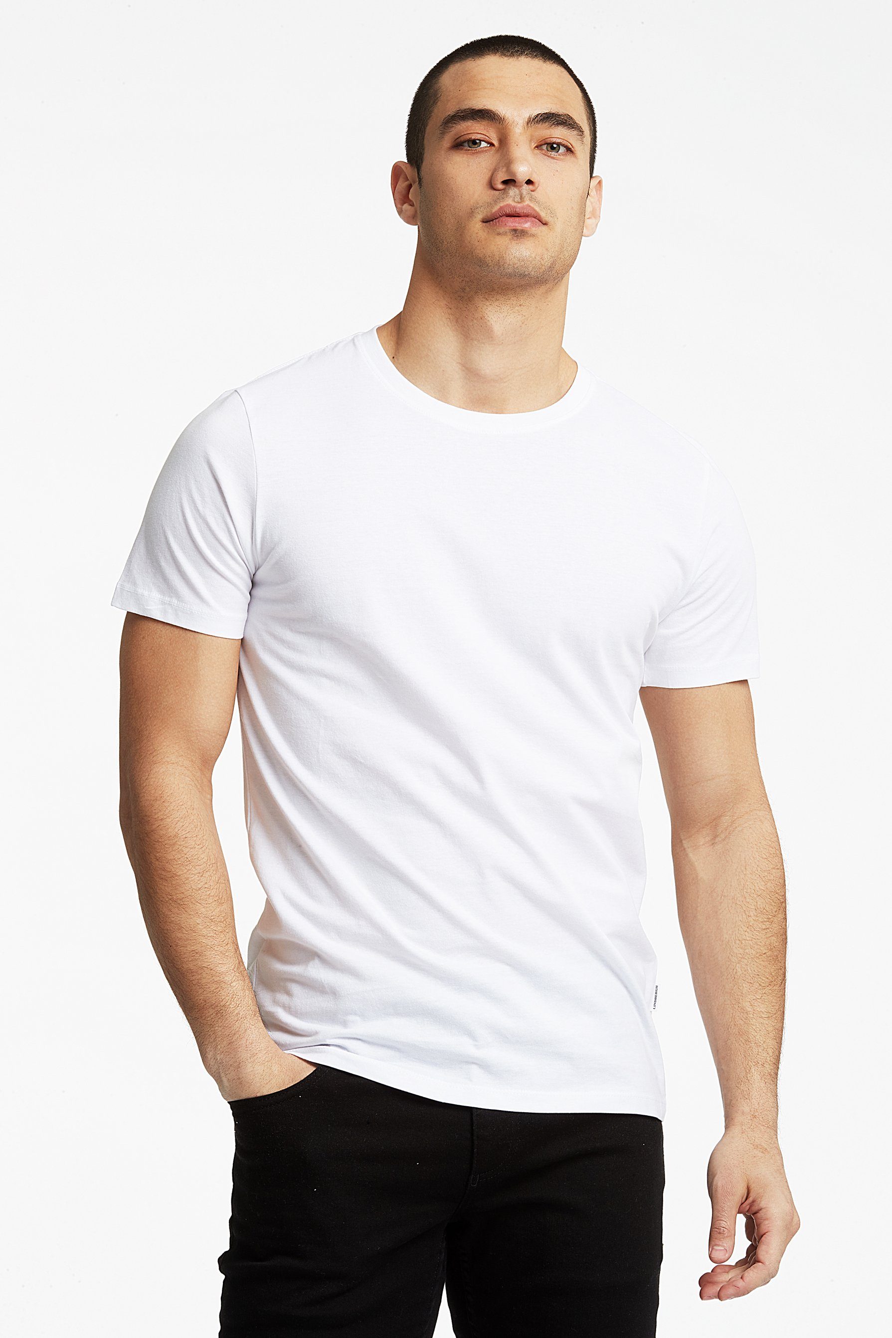LINDBERGH T-Shirt (Packung, 4-tlg) mit Rundhalsausschnitt günstig online kaufen