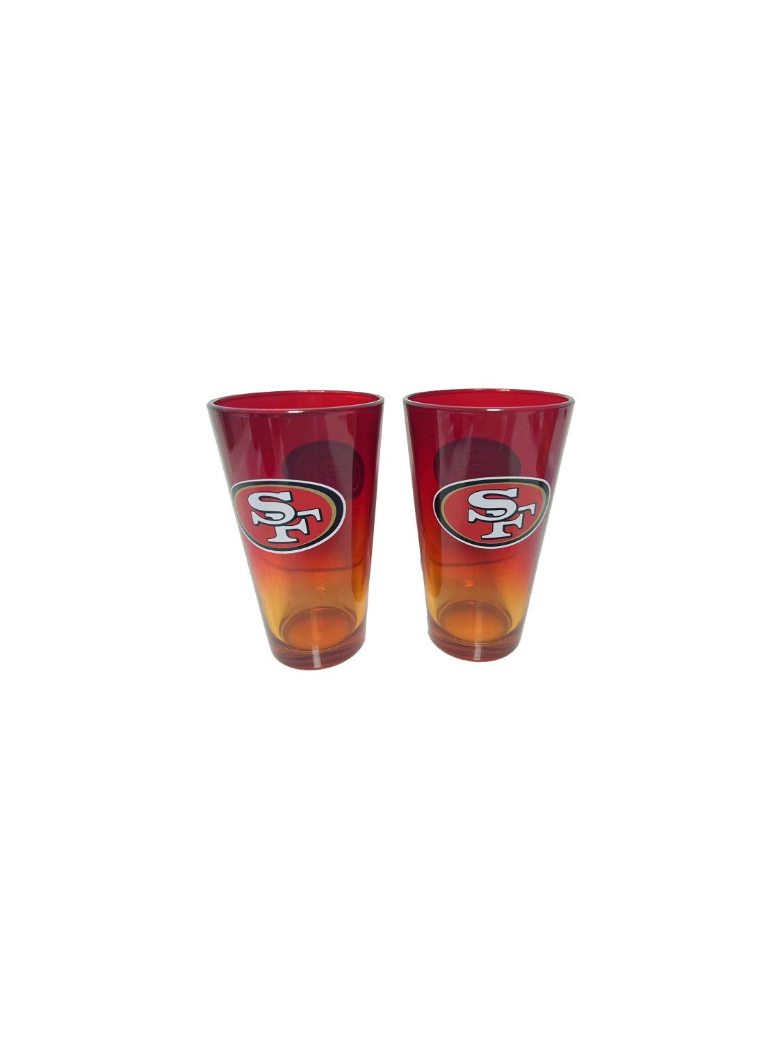 San Francisco 49ers Glas San Francisco 49ers Pint Glass 2er-Set, Glas