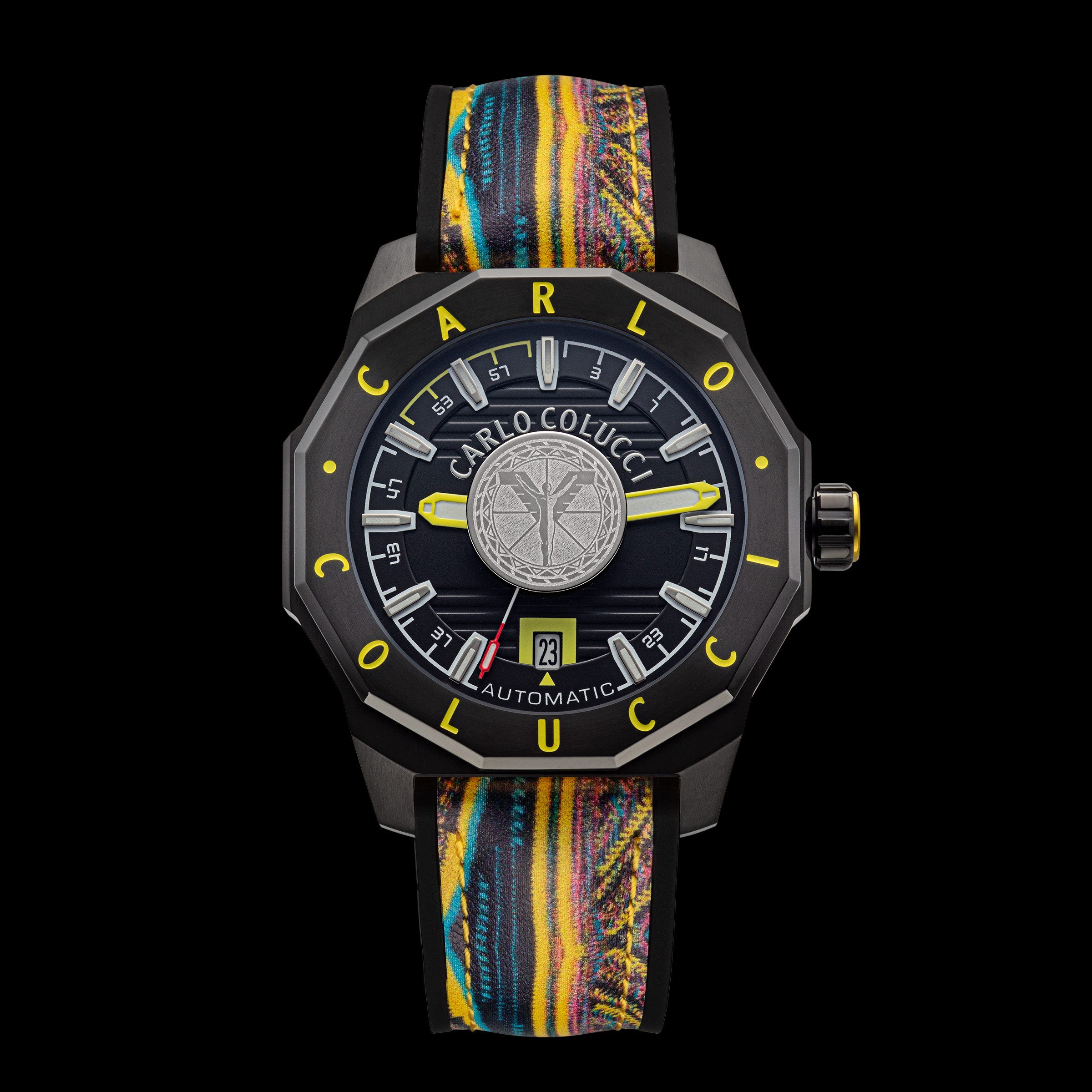CARLO COLUCCI Automatikuhr Automatikuhr Automatikuhr 100% Edelstahl 42 günstig online kaufen