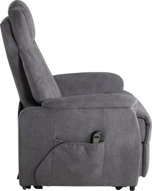 Duo Collection TV-Sessel Toronto XXL bis 150 kg belastbar, mit elektrischer Aufstehhilfe, Relaxfunktion und Taschenfederkern mit Stahlwellenunterfederung