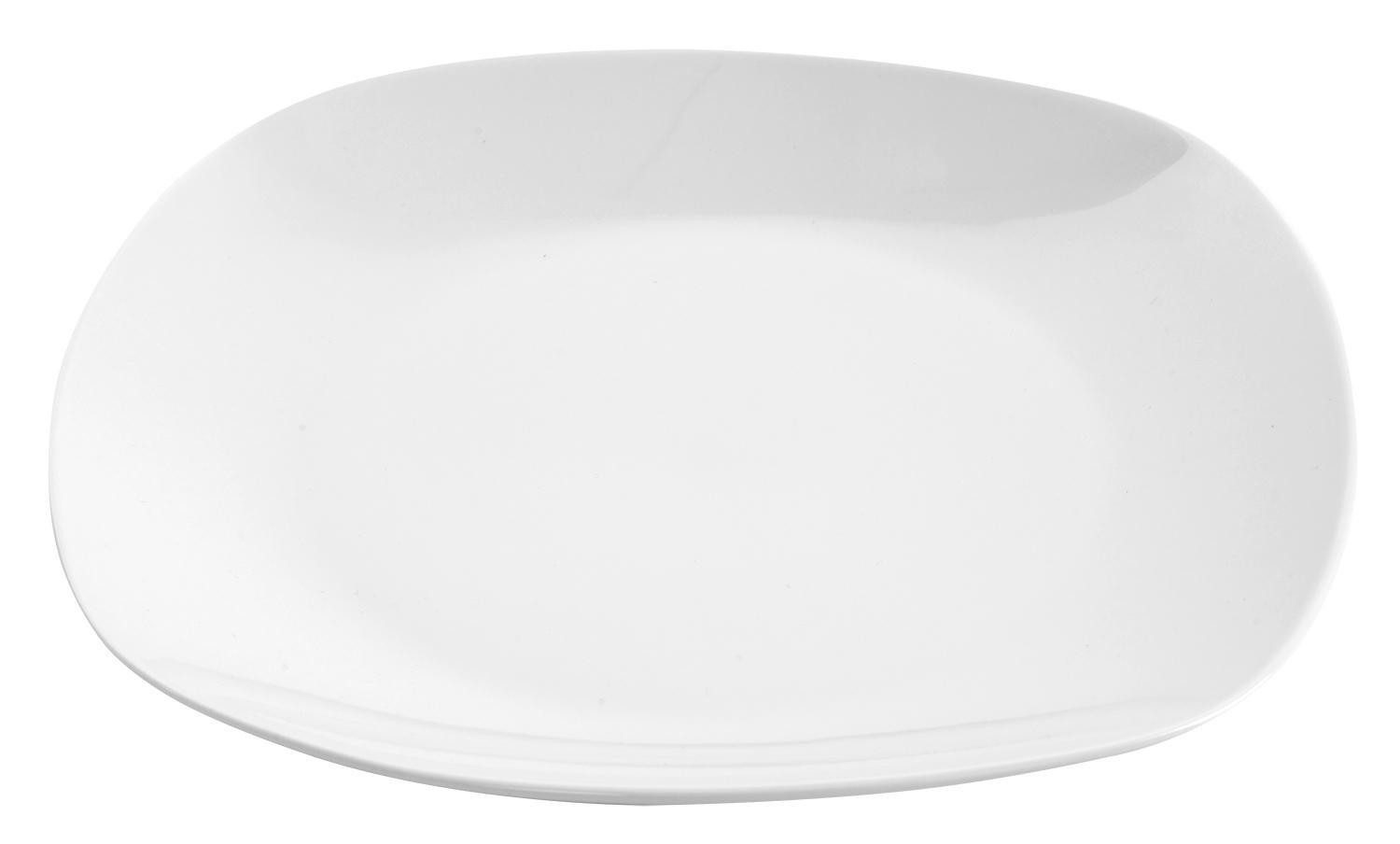 Home4You Тарелка обеденная Тарелка обеденная, Weiß, Ø 27 cm, (1 St)