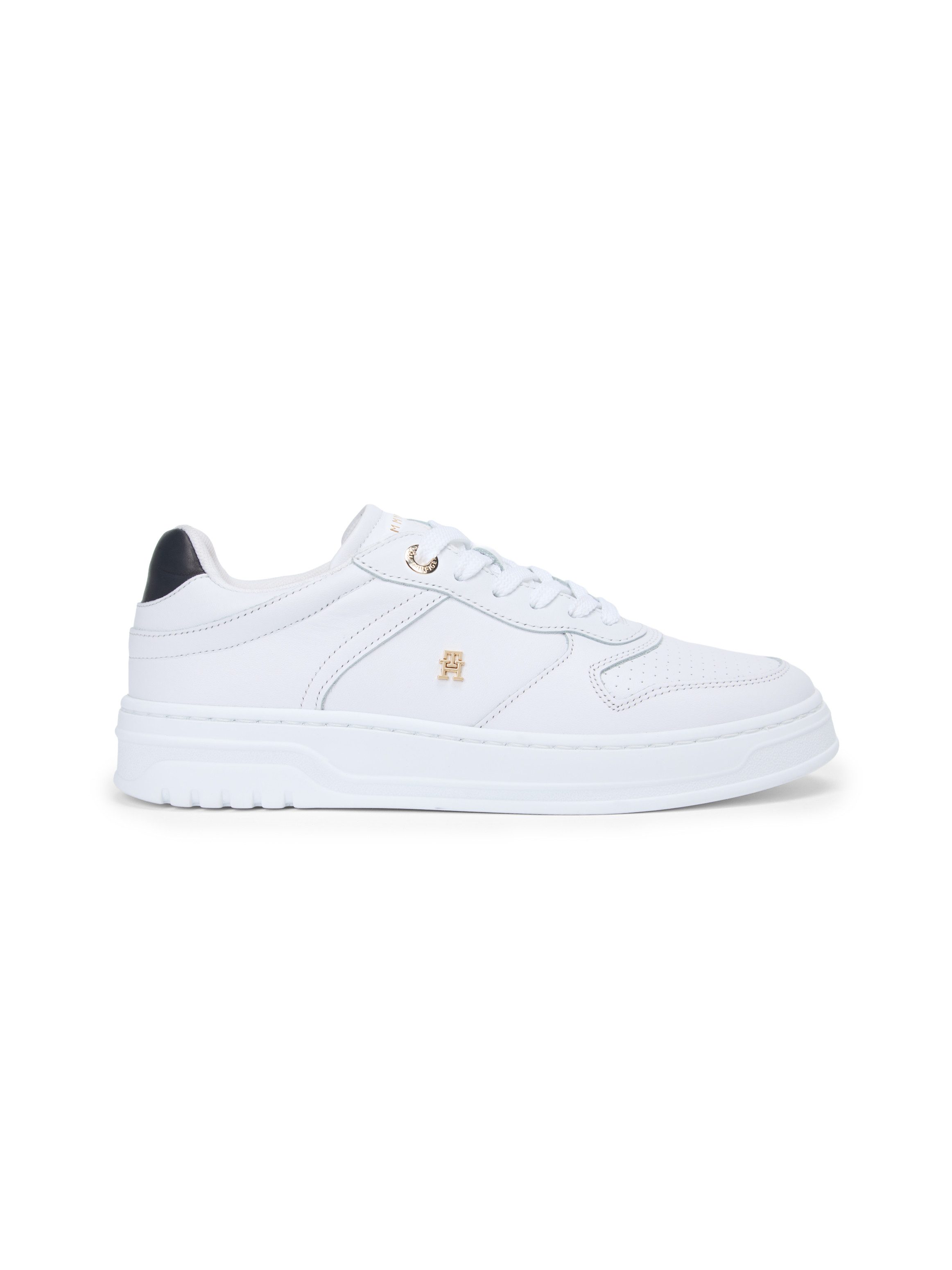 Tommy Hilfiger TH SPORTY CUPSOLE CORP Plateausneaker, Freizeitschuh, Halbschuh, Schnürer mit dezenten Ziernähten – Bild 4 von 5