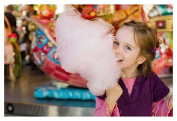 Stagecaptain Zuckerwattemaschine für Zuhause - Cotton Candy Maker für Kindergeburtstag, für Zucker oder Bonbons geeignet