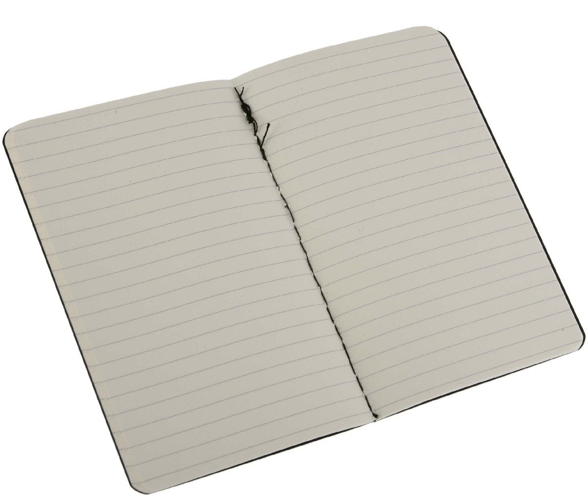 Notizbuch Notizheft Cahier P A6 9x14cm VE=3 Stück liniert schwarz.