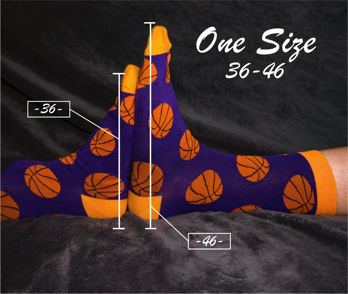 TwoSocks Freizeitsocken Basketball Socken lustige Socken Herren & Damen, Einheitsgröße (1-Paar) – Bild 4 von 5