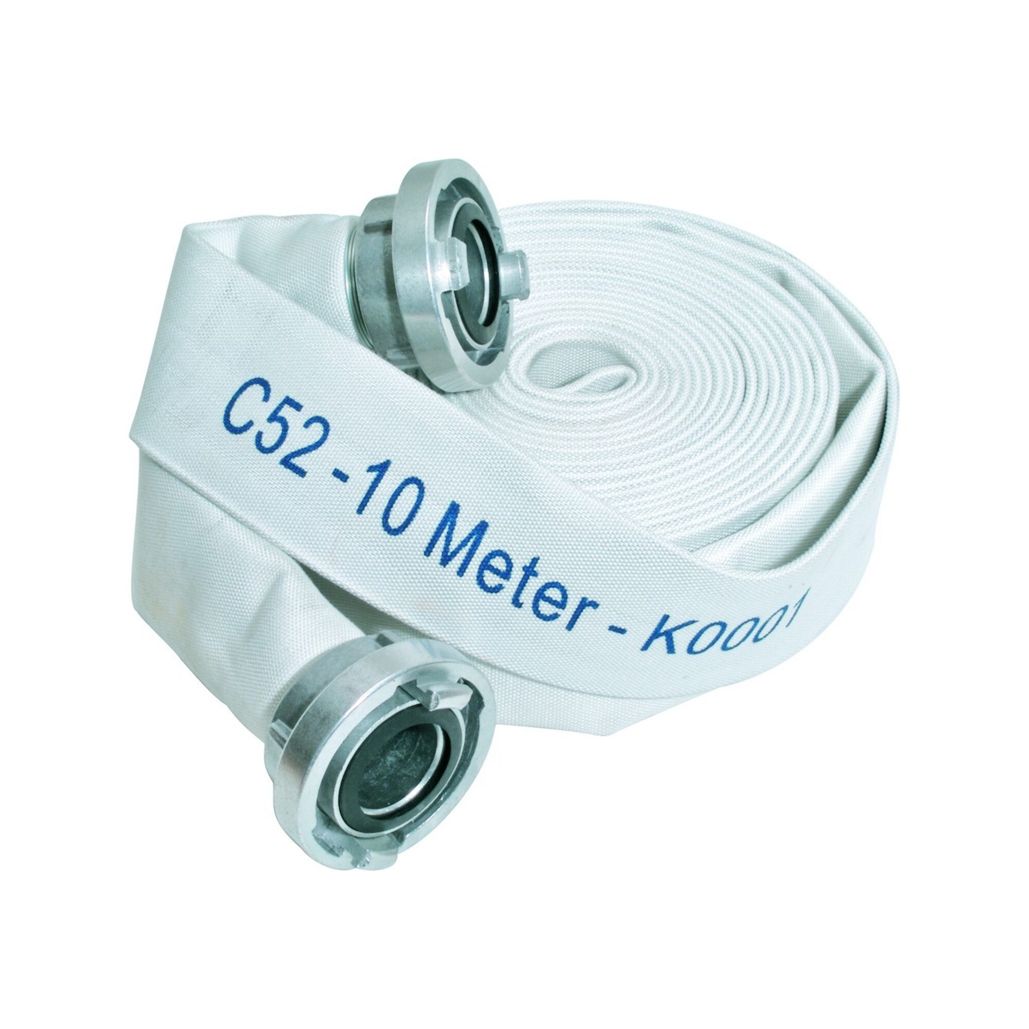 GEKA Pulver-Feuerlöscher GEKA Karasto Bauflachschlauch m. C-Kupplung, 52mm 15m