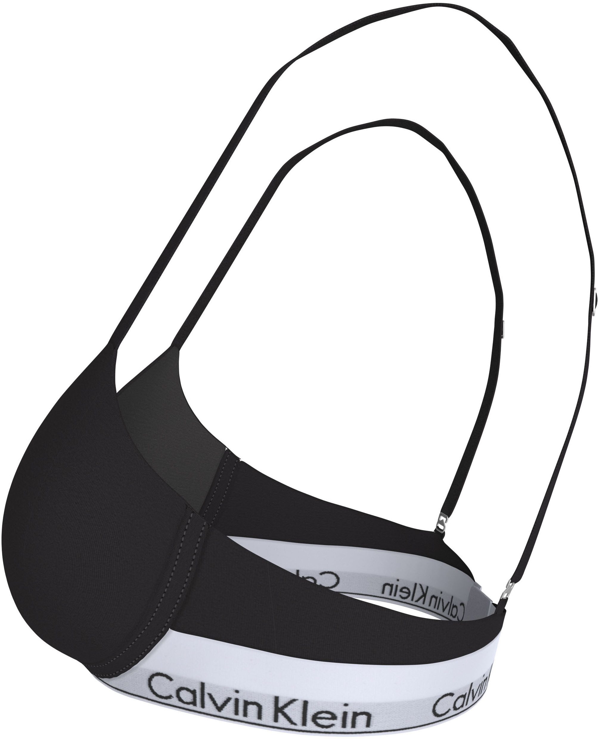 Calvin Klein Underwear Bügel-BH LIGHTLY LINED PLUNGE Körpernahe Passform mit elastischem Bund