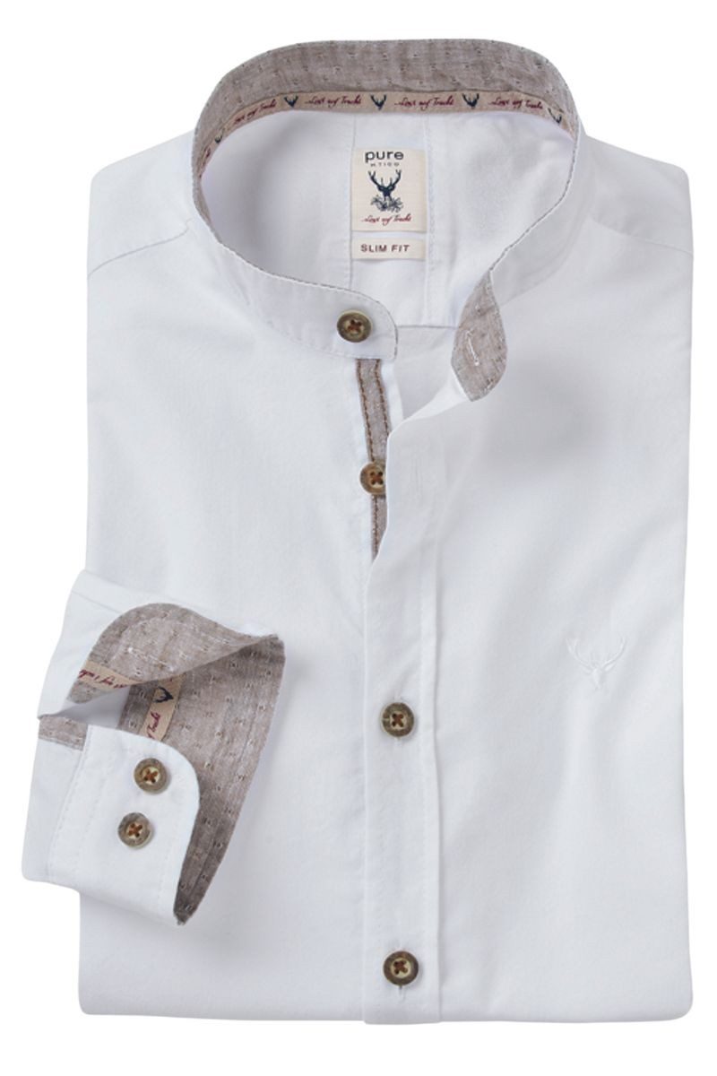 Hatico Trachtenhemd Trachtenhemd - FRANCO - weiß günstig online kaufen