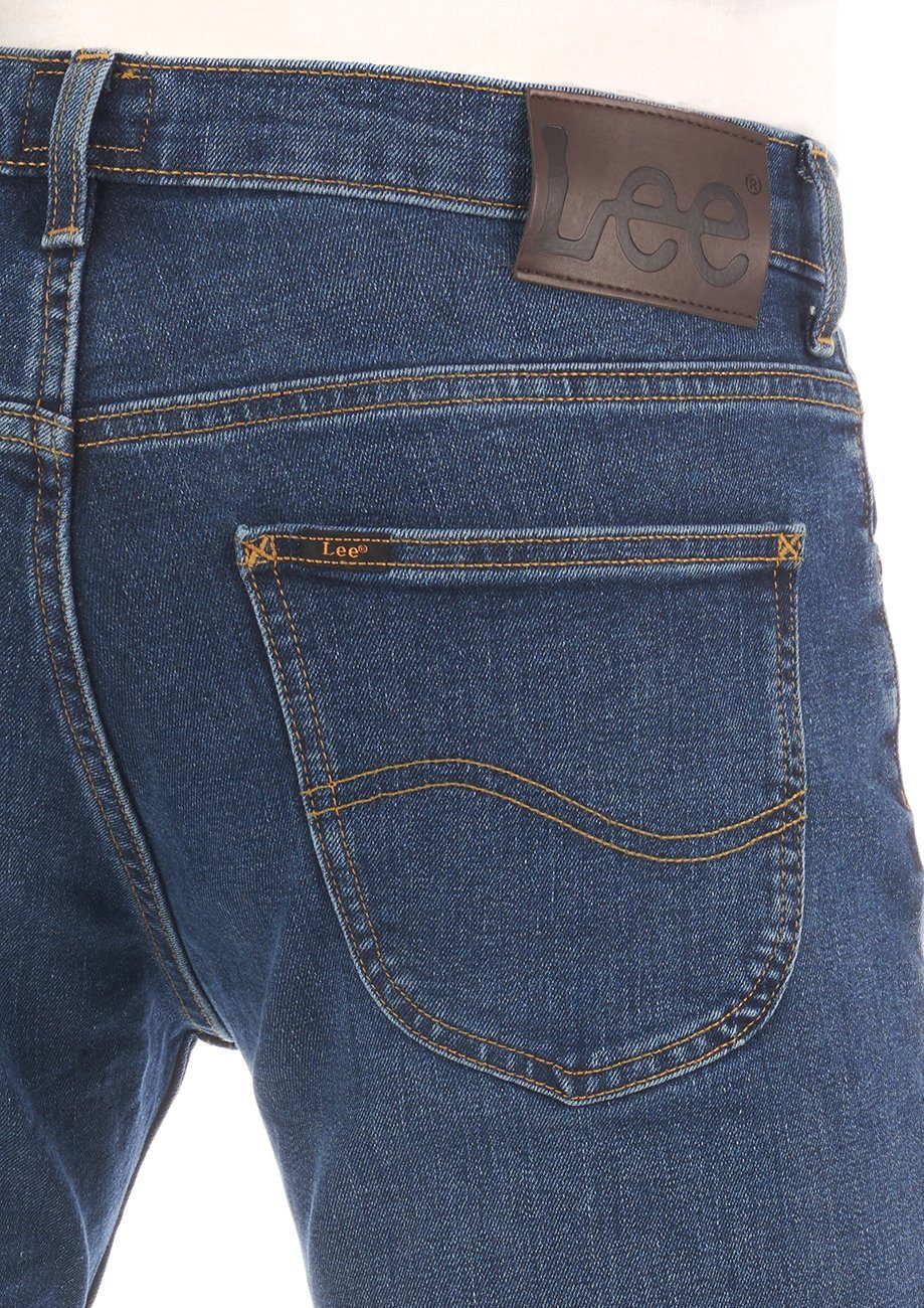 Alva mit Jeanshose Bootcut-Jeans Denver Denim Lee® Boot Cut Stretch Hose Herren Aged (LSS1HDBF3)