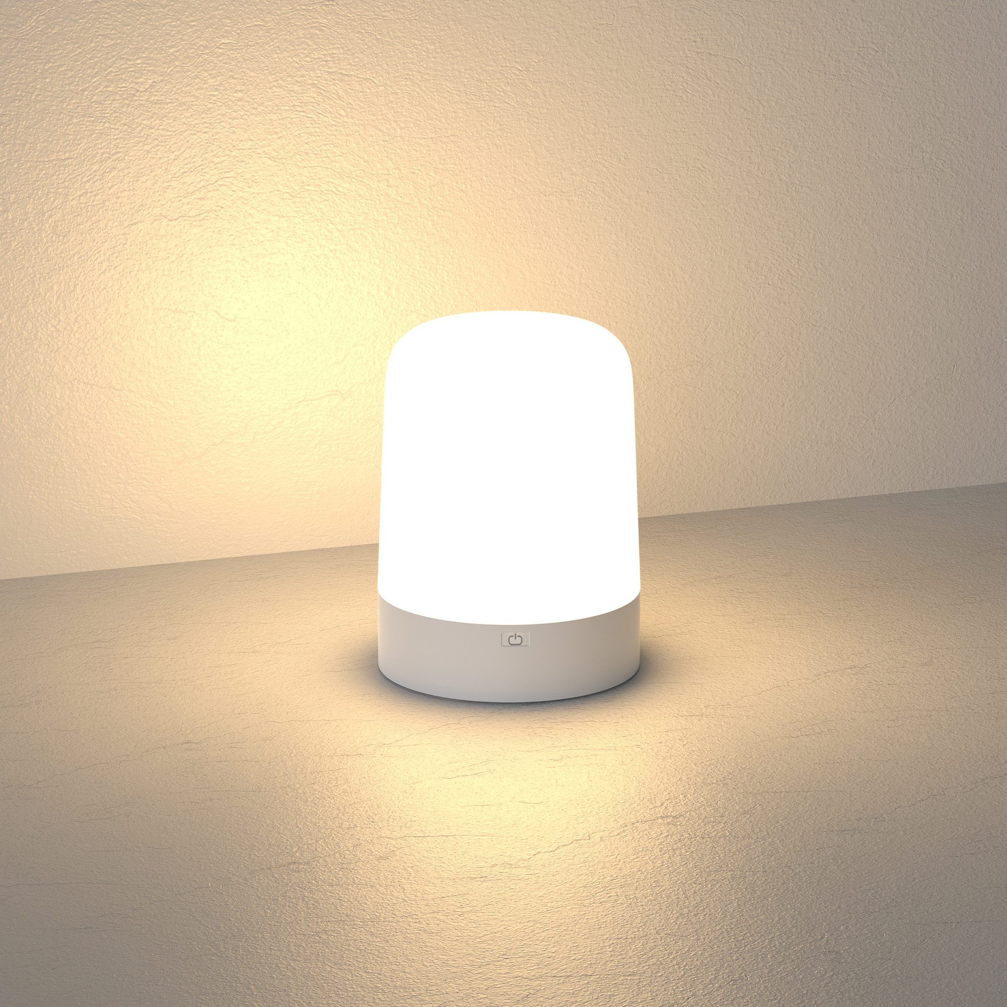 LOHAS-LED Schrankleuchte RGBCW dimmbar mit Fernbedienung, LED fest integriert, Warmweiß bis Kaltweiß inklusive RGB-Farbwechsel, Aufladbar kabellos mit magnetischen E27/E12 Adaptern