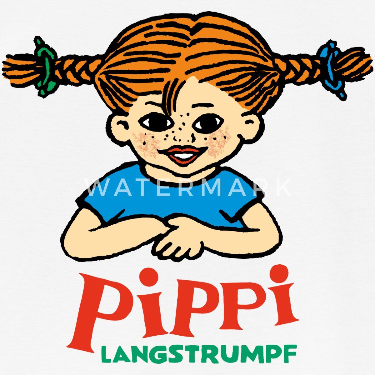 Spreadshirt T-Shirt Pippi Langstrumpf Logo Kinder T-Shirt (1-tlg)