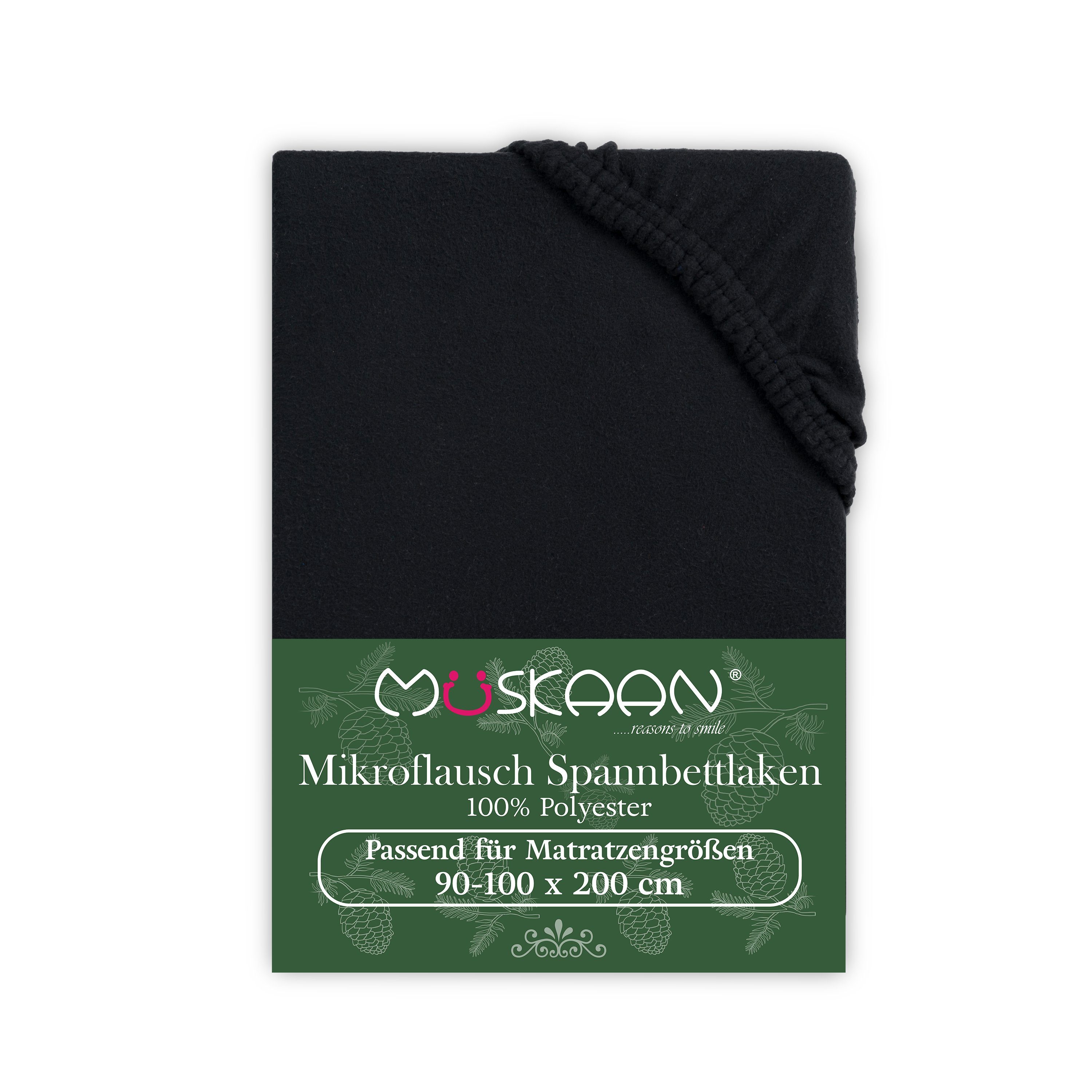 Müskaan Spannbettlaken Spannbetttuch Bettlaken Winter Flausch Warm Leintuch, Fleece, Gummizug: Rundumgummizug, Matratzen Bezug bis 22cm Matratzenhöhe Kuschelig Flauschig