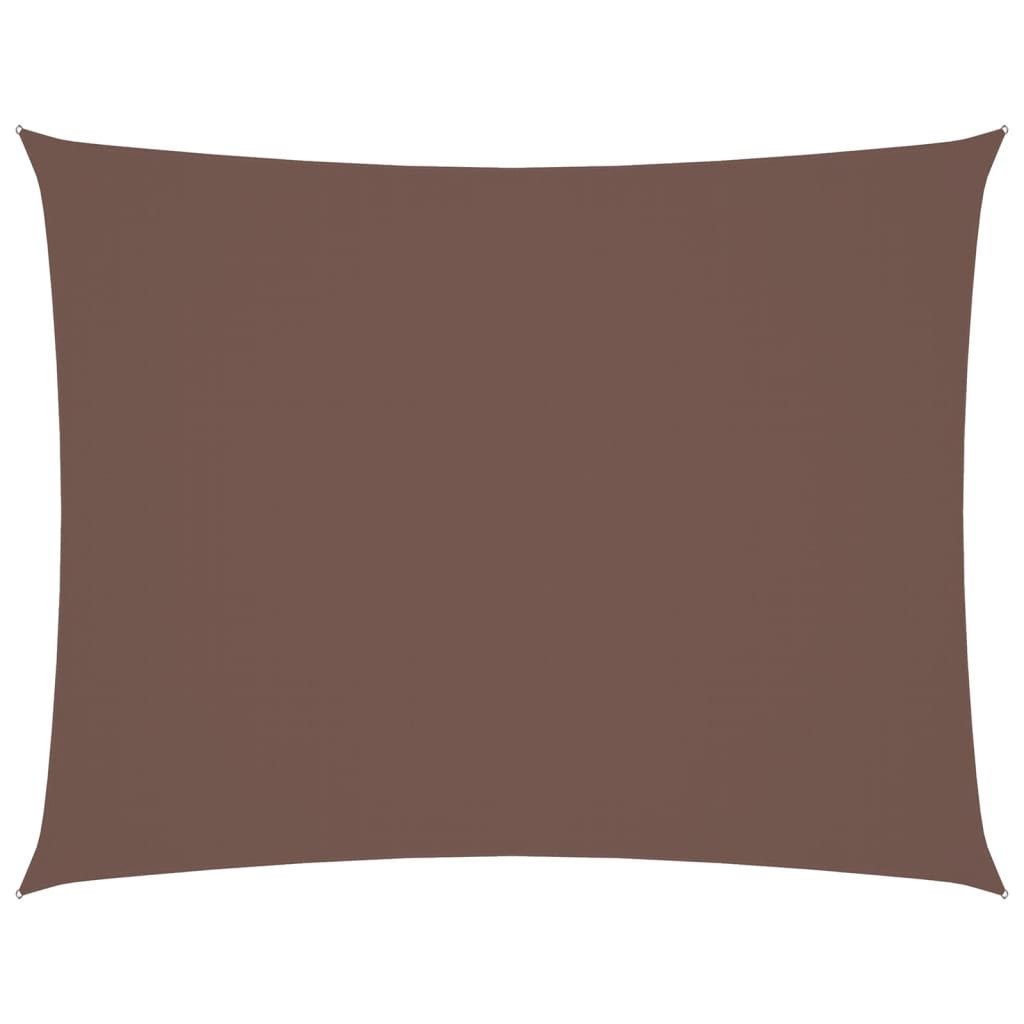 Sonnensegel Sonnensegel Oxford-Gewebe Rechteckig 2,5x4 m Braun