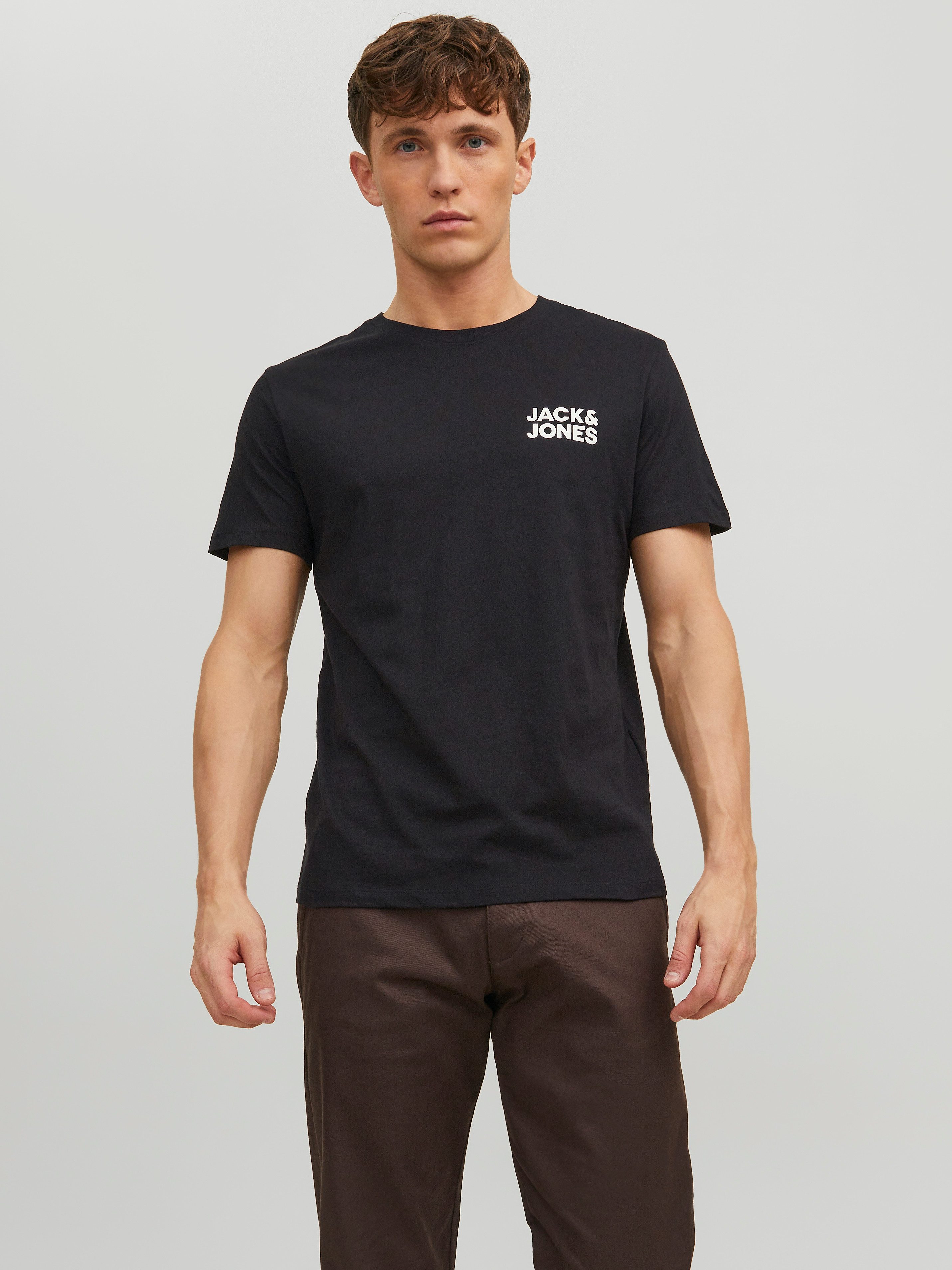 Jack & Jones T-Shirt JJECORP Herren-Tee mit figurbetonter Silhouette bedruc günstig online kaufen