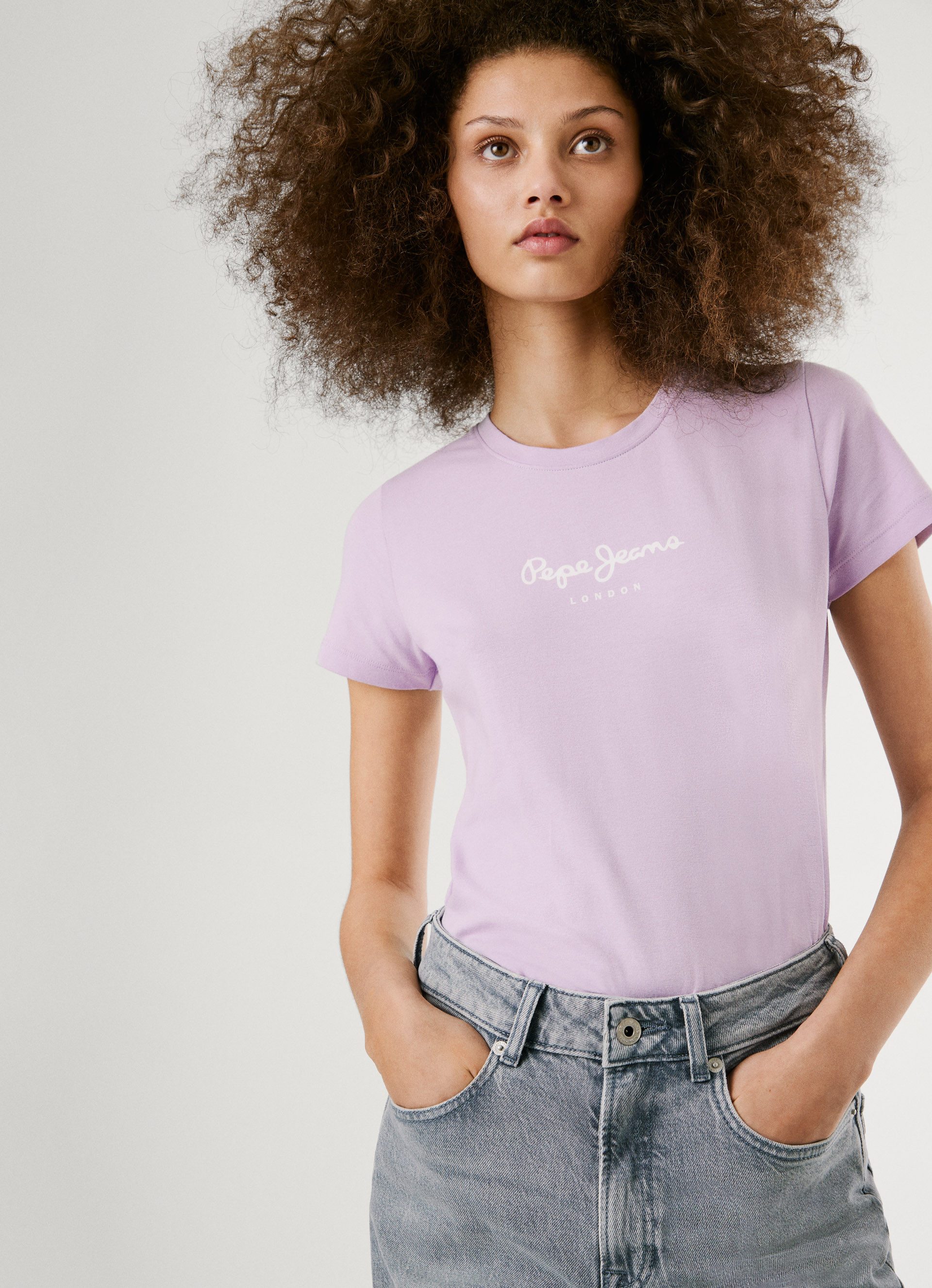 Pepe Jeans T-Shirt NEW VIRGINIA mit Markenprint günstig online kaufen