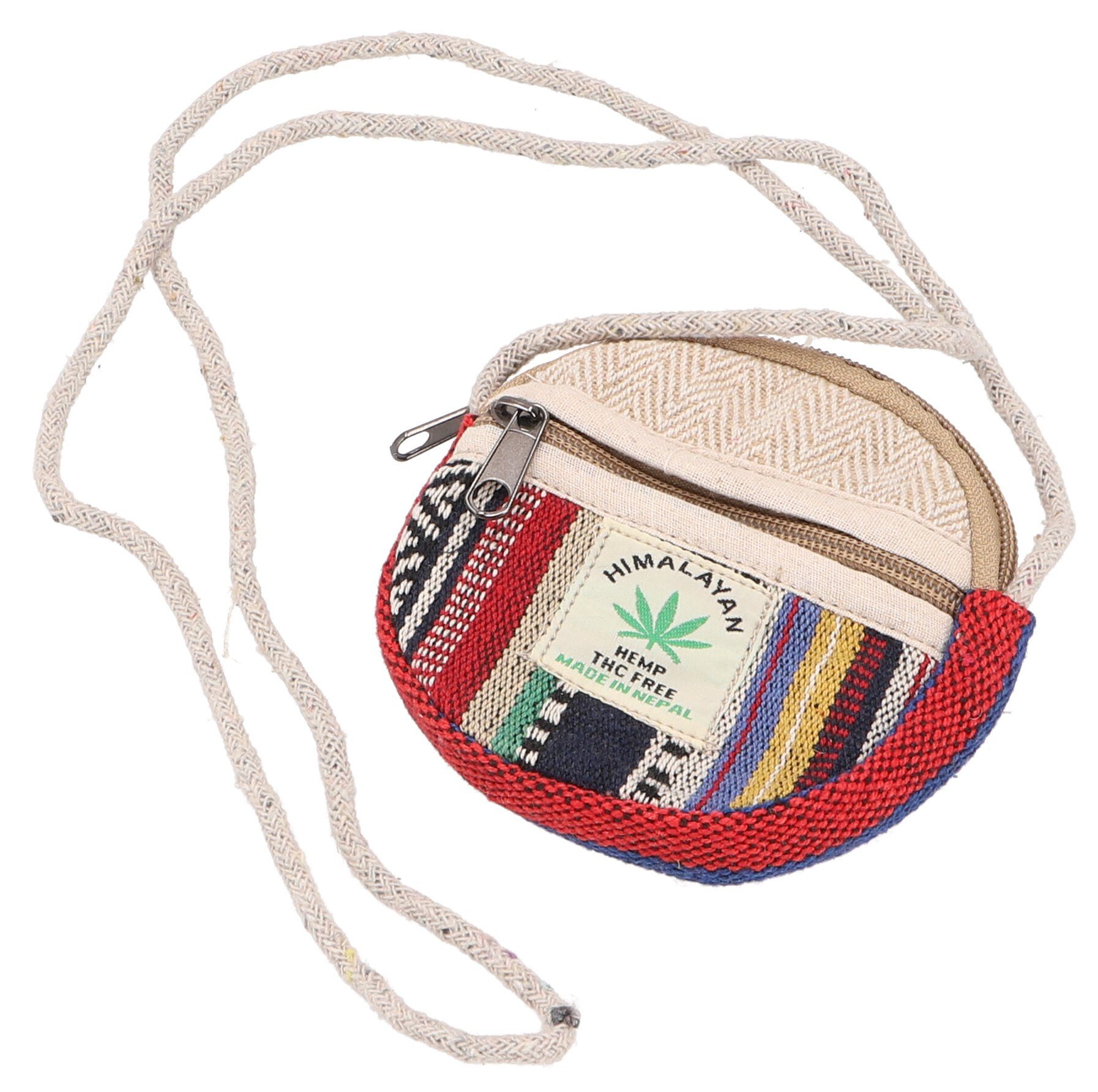 Guru-Shop Geldbörse Rundes Ethno Patchwork Portemonnaie, Mäppchen,..