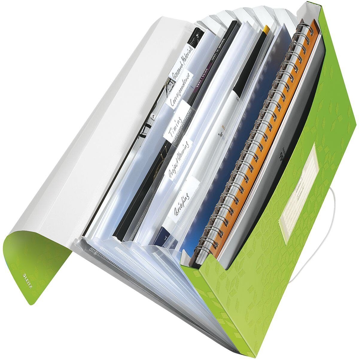 LEITZ Fächermappe WOW 4589, 6 Fächer günstig online kaufen