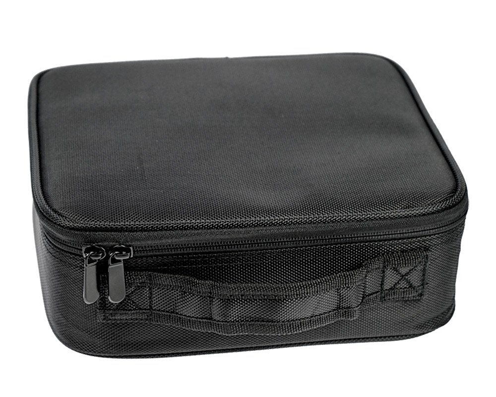 Koskaderm Kosmetikkoffer Beauty Koffer Tool Case schwarz mit Organizer-Einteilungen verstellbar