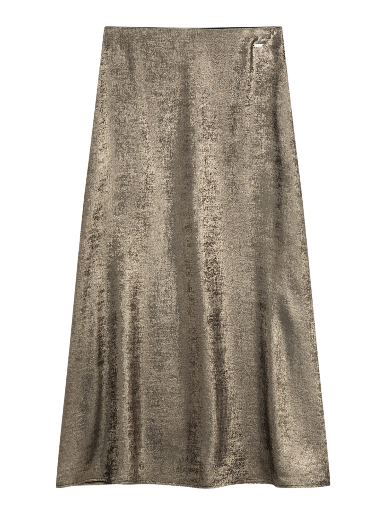 Cinque Lederrock goldfarben,Freizeit,Polyester,Unifarben,Regular Fit,Mittel