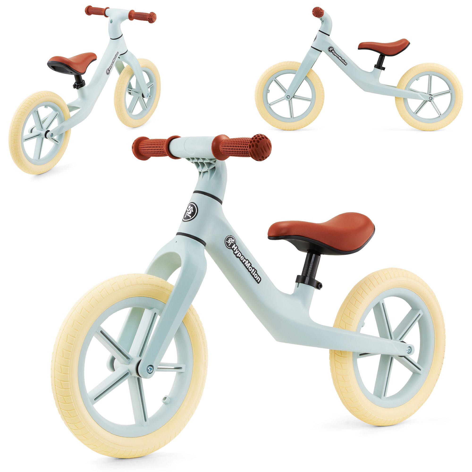 HyperMotion Balance Scooter Kinderlaufrad Marcelo – Retro-Design, Höhenverstellbar, Pannensicher, 0 km/h