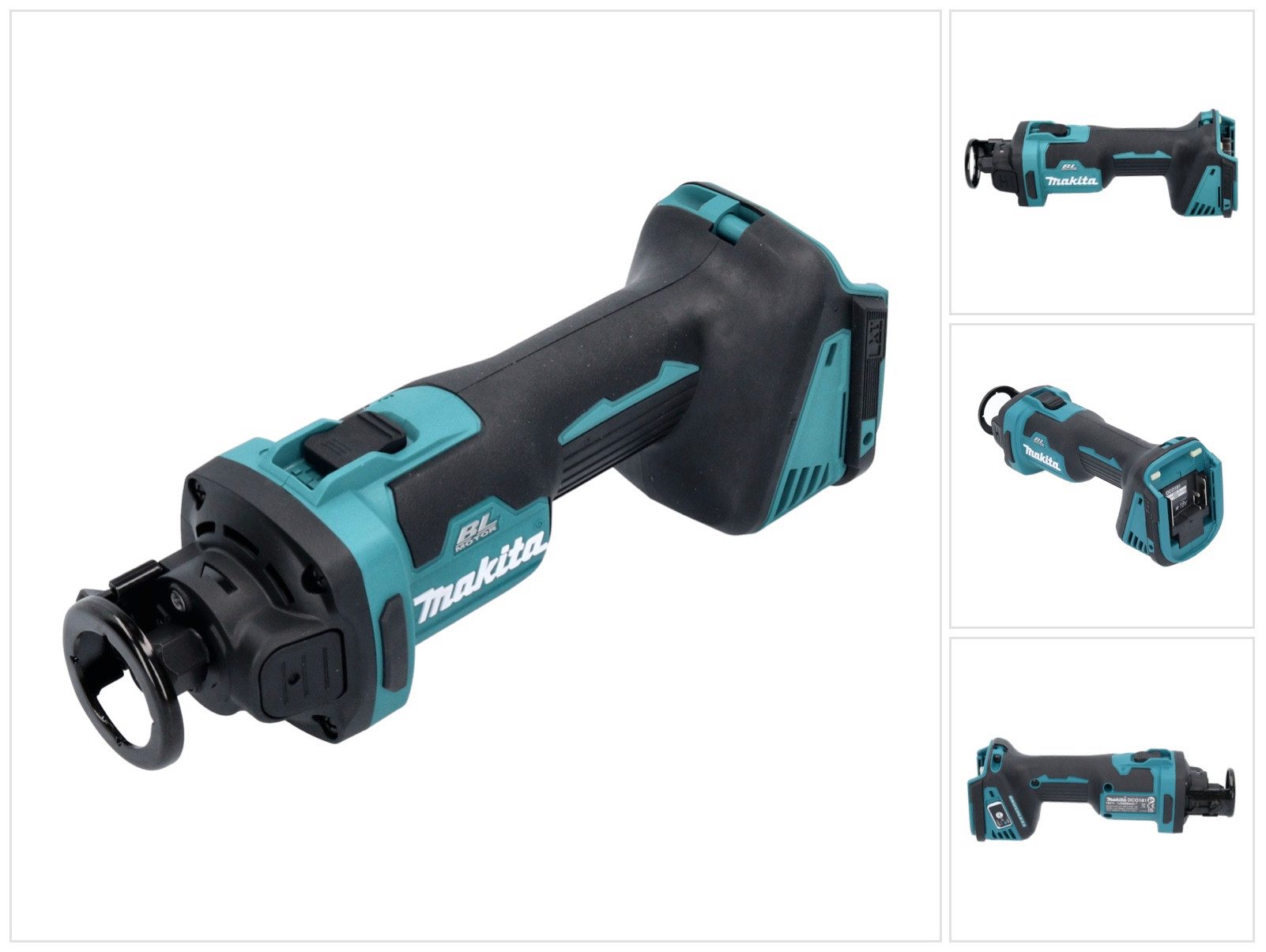 Makita Akku-Universalschere DCO 181 Z Akku Rotationsschneider 18 V 32000 U/min Brushless Solo