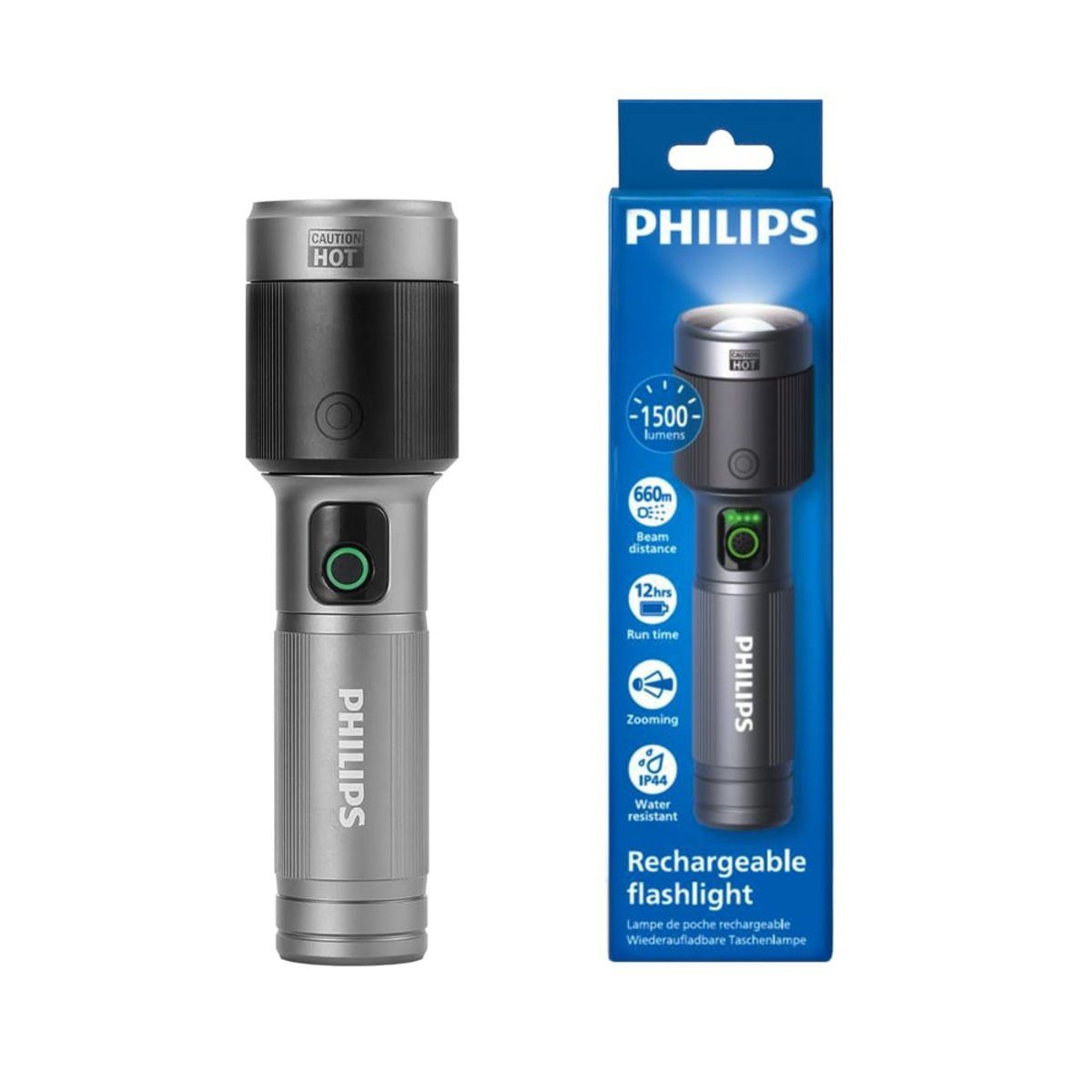 Philips Philips Taschenlampe LED 30W 2000mAh Aluminium SFL5141/10 Verlängerungskabel