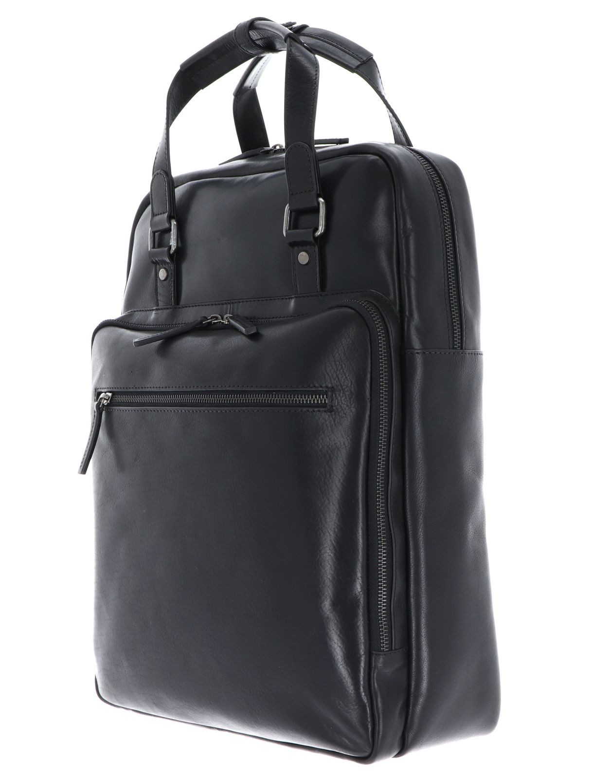 Leonhard Heyden Rucksack Kurzgrifftasche / Rucksack 5384 (Set, 2-tlg), aus echtem Rindsleder
