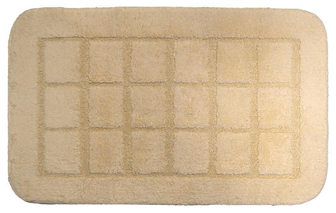 Ridder Badematte DELHI Badematte 50x80cm Anti-Rutsch, 100% polyester, Beige, Textil, Ridder-1712311