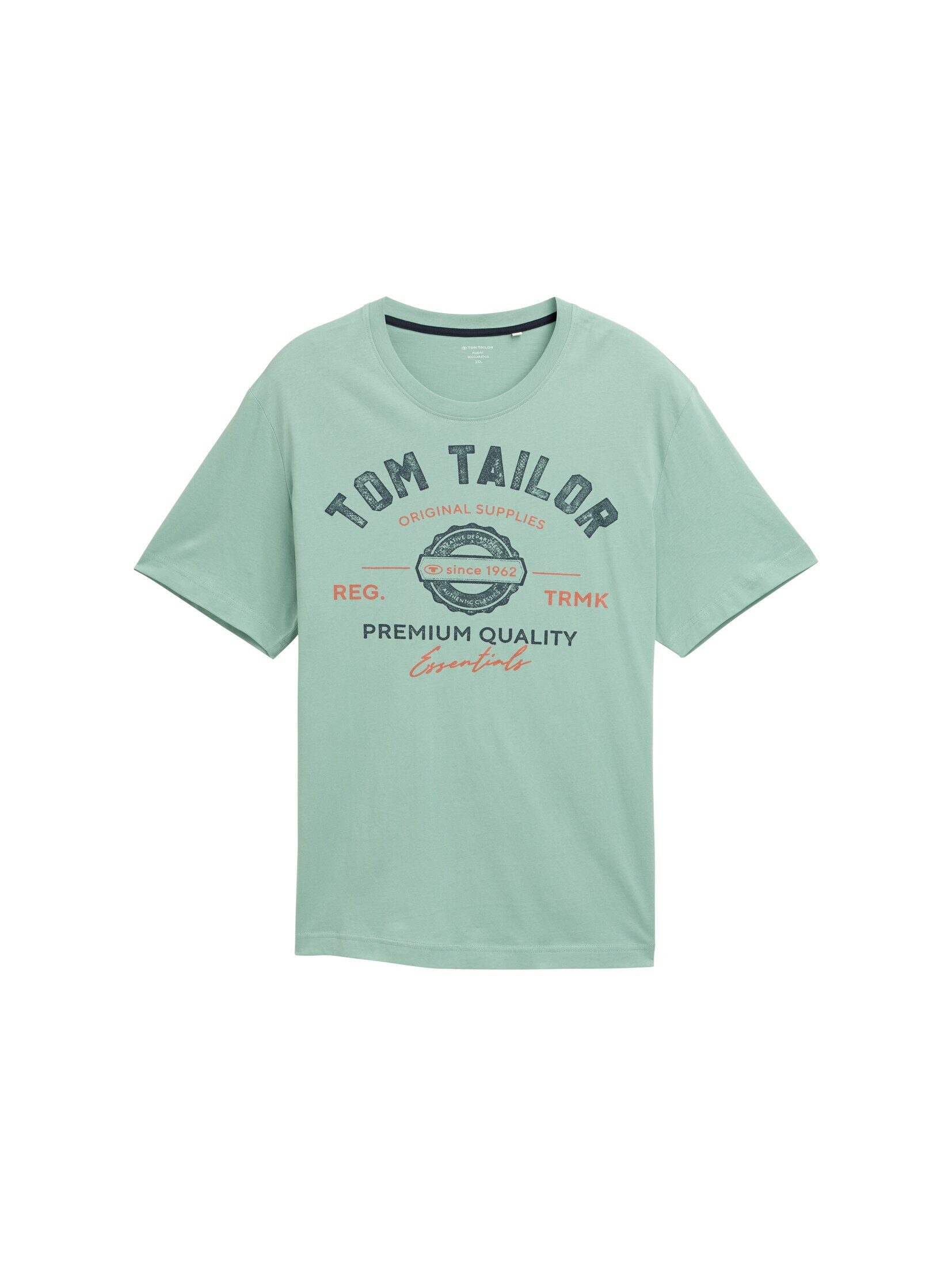 TOM TAILOR PLUS T-Shirt T-Shirt Plus Size - T-Shirt mit Logo Print günstig online kaufen