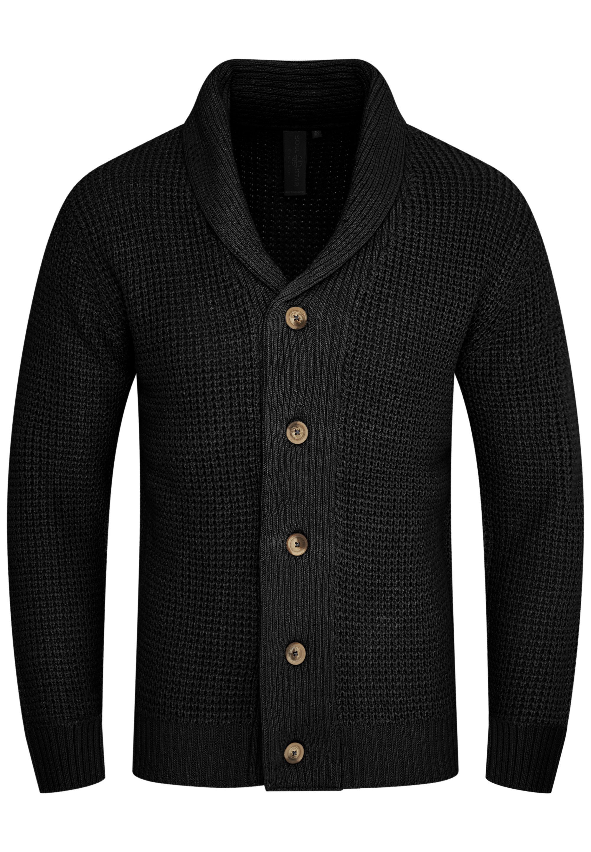 SOULSTAR Strickjacke S2EMBU Herren Grobstrick Pulli Winterpullover günstig online kaufen