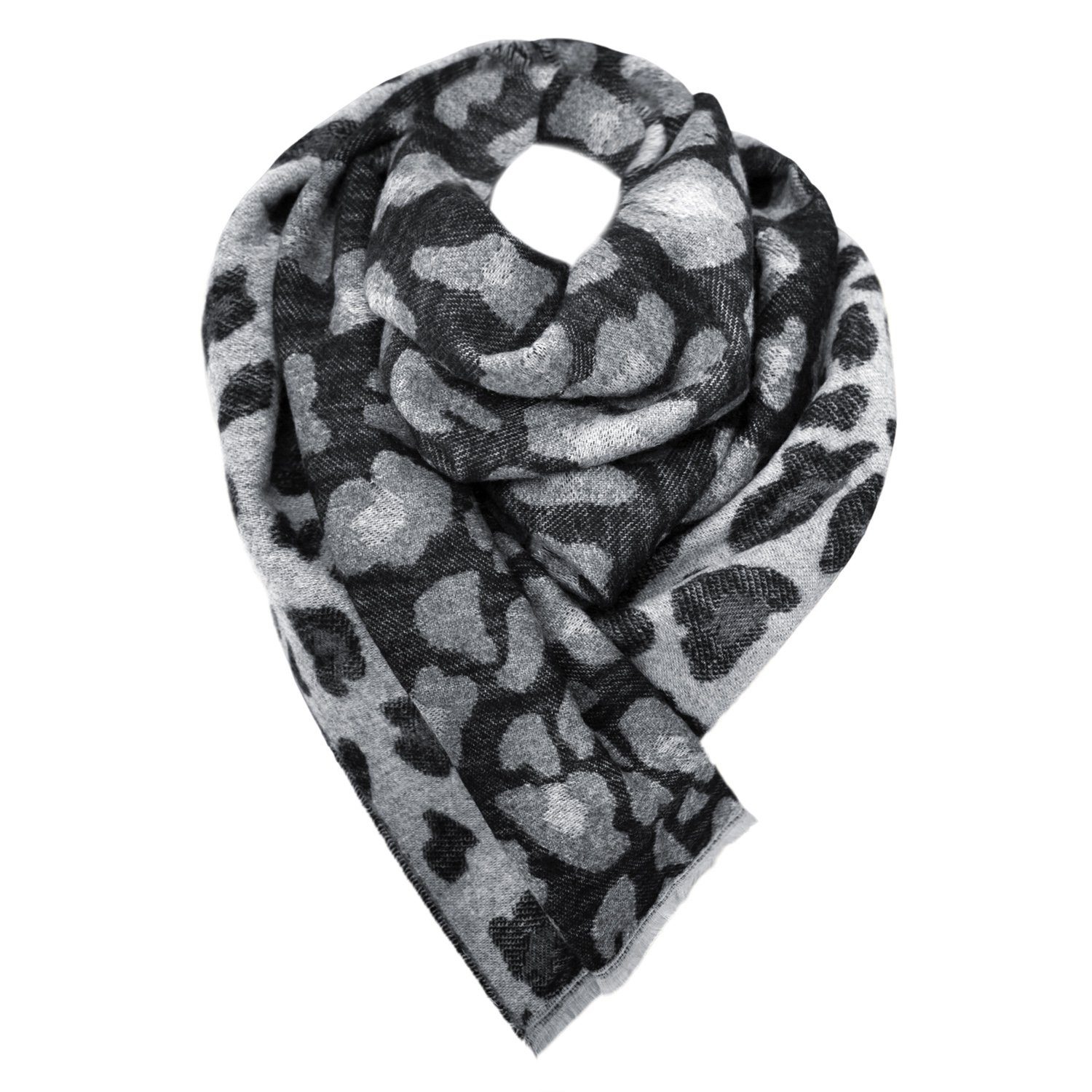 MyBeautyworld24 Modeschal »Winter-Schal im Leopardenmuster grau Herbst-Schal«  online kaufen | OTTO