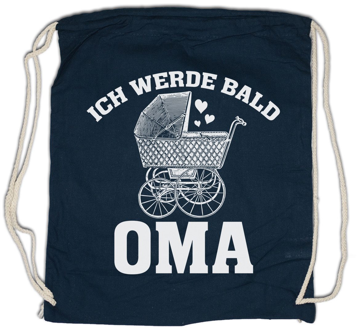 Turnbeutel Ich Werde Bald Oma Turnbeutel Omi Großmutte Kind Enkel Grandma Baby