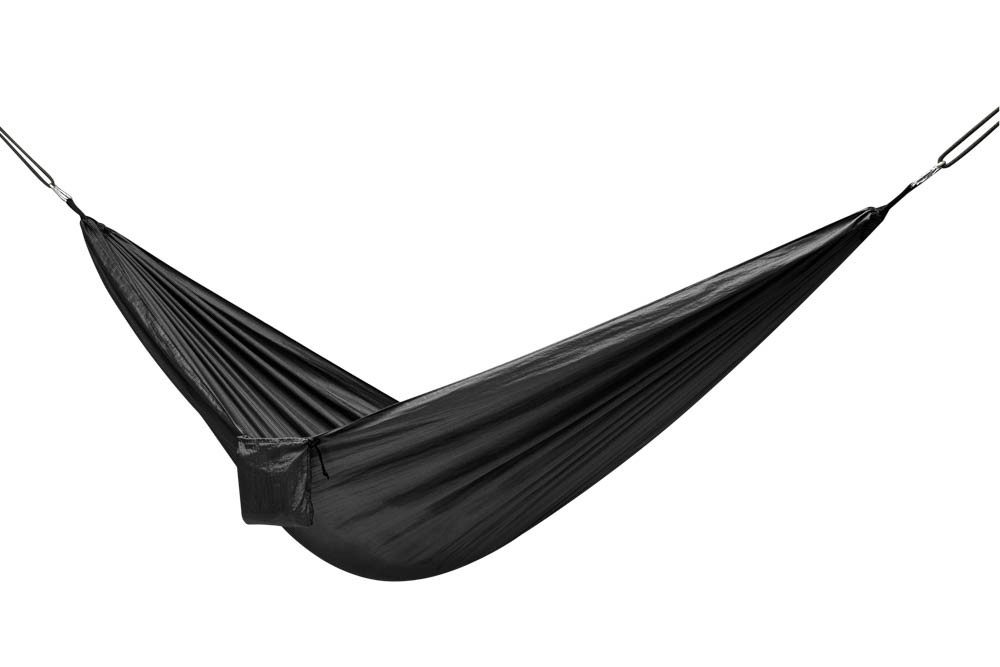 Ikonka Hängematte Robuste Camping-Hängematte mit Tasche, Seilen und Schnapphaken. (Outdoor Hängematte Komplettset für Camping und Reisen., Camping-Hängematte mit Aufbewahrungstasche, Seilen und Schnapphaken), Leichte, kompakte Hängematte mit Tasche stabilem Befestigung