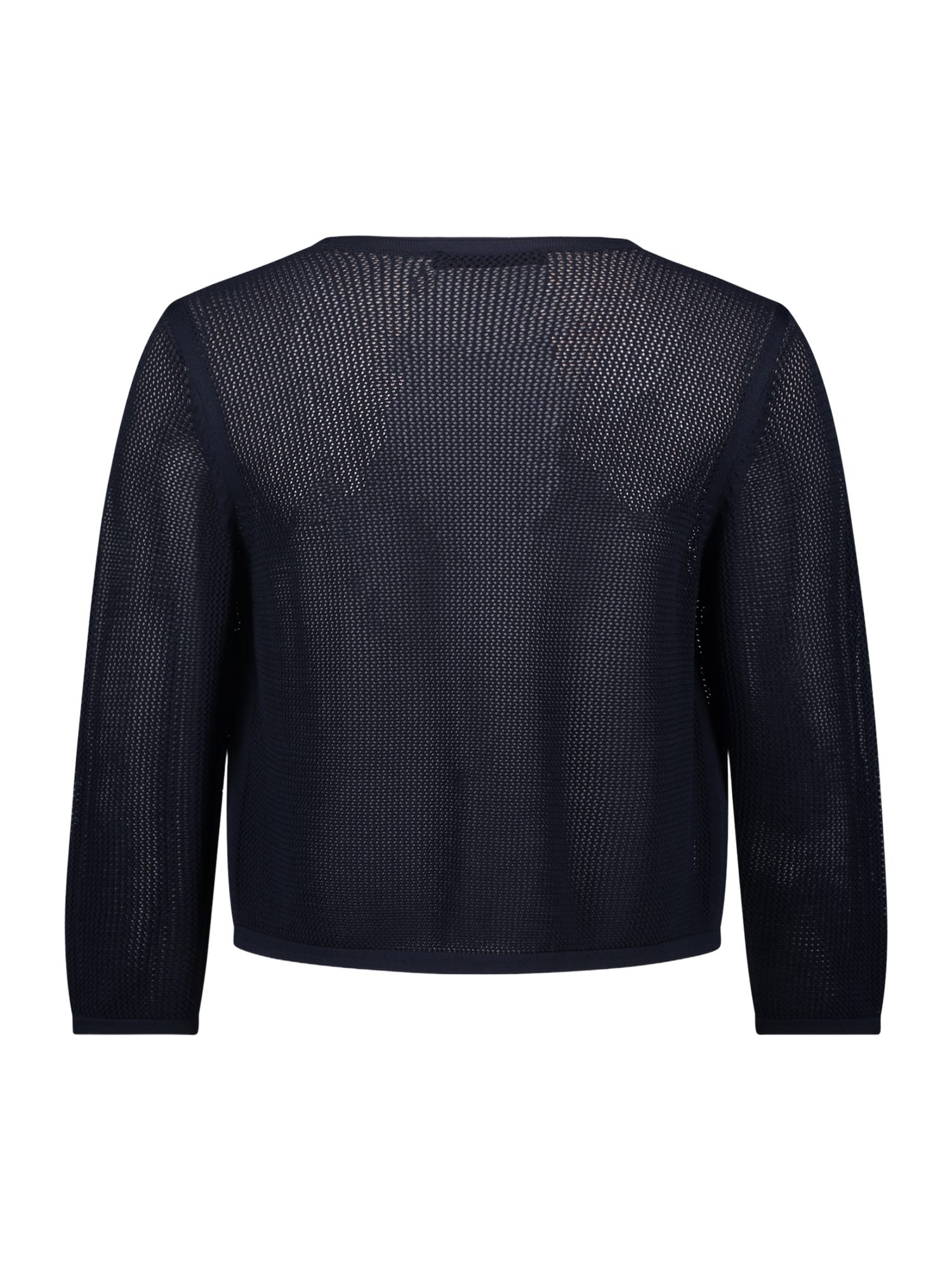 Betty Barclay Wolljacke blau,Elegant,Viskose,Unifarben,V-Ausschnitt,3/4 Arm,Gerade