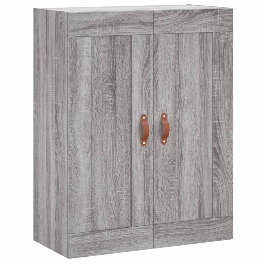 vidaXL Sideboard Wandschrank cm 69,5x34x90 Holzwerkstoff Grau (1 St) Sonoma