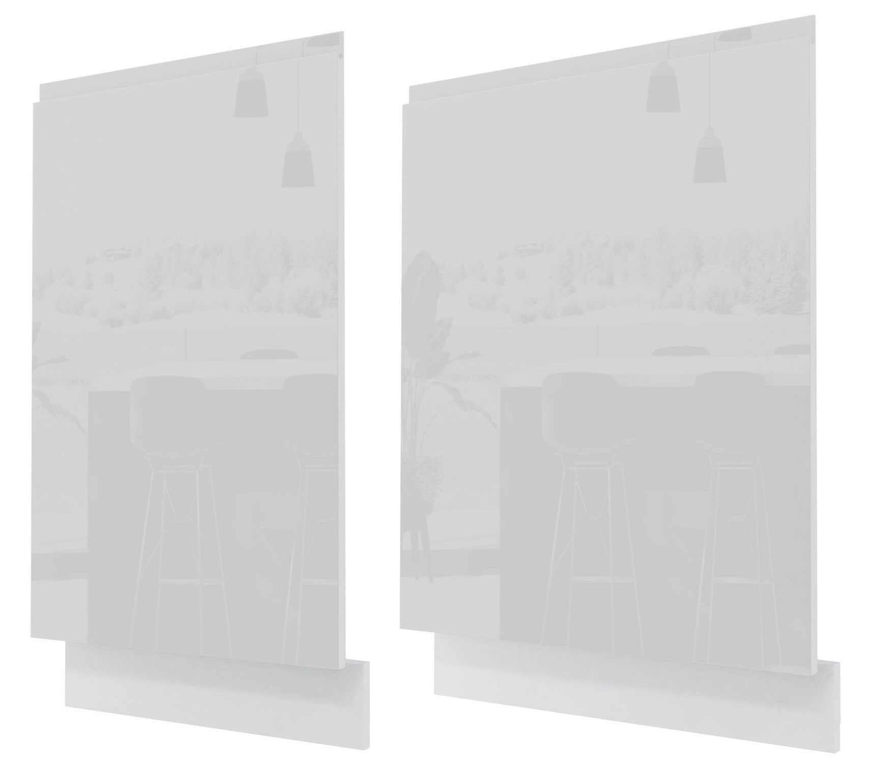 Feldmann-Wohnen Sockelblende Florence (Florence, 1 St), Front-, Korpusfarbe und Breite wählbar vollintegriert grifflos