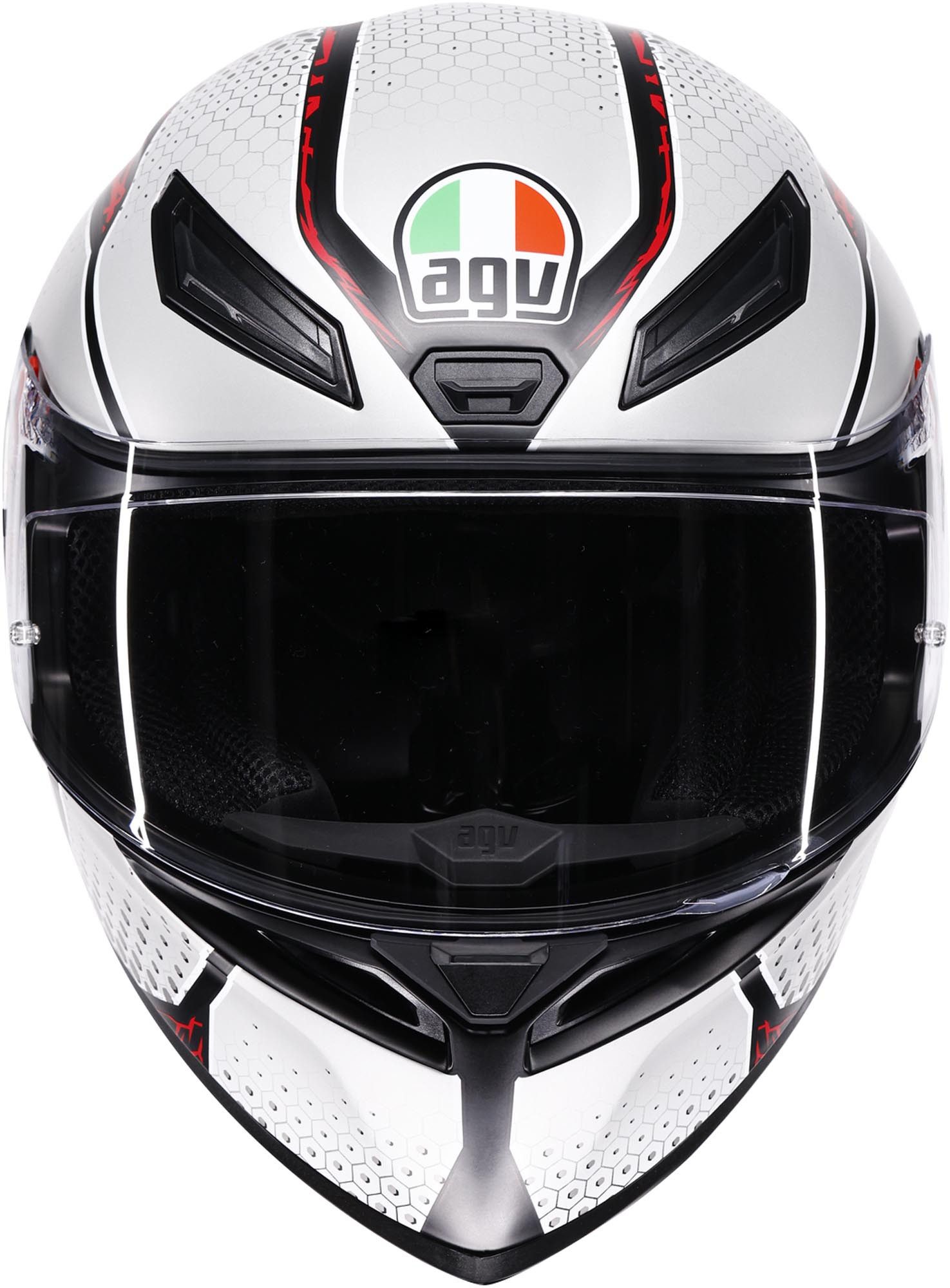 AGV Motorradhelm K1 S Speedarmor Helm, vorbereitet für Kommunikationssystem,geeignet für Brillenträger,v