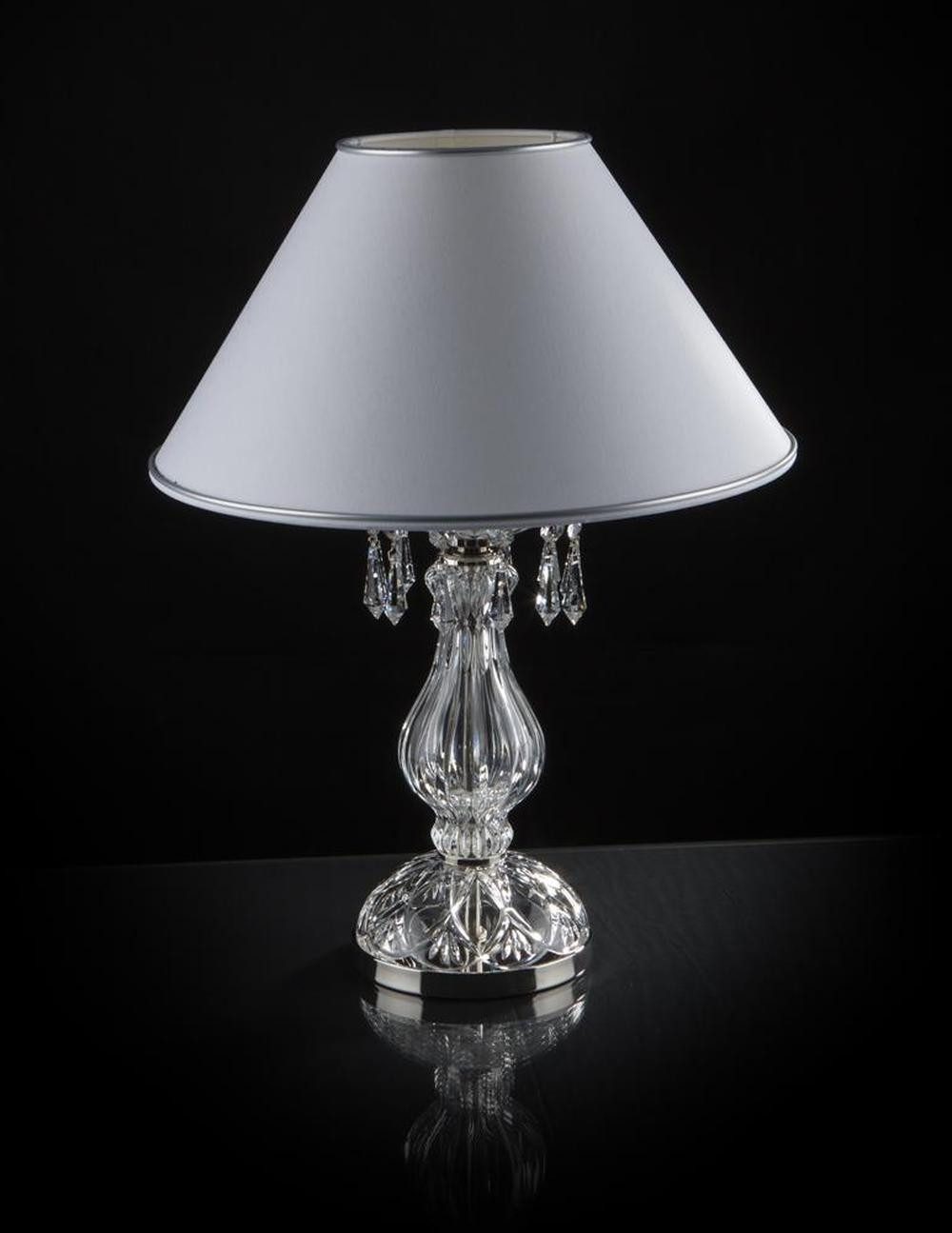 Xlmoebel Tischleuchte Bohemia IVELE Kristall Tischlampe im Vintage Stil, Hergestellt in Europa