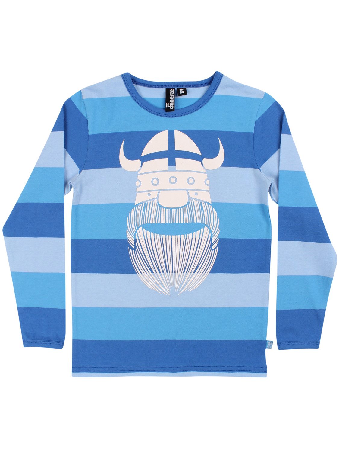 Danefae Langarmshirt Danefae Langarmshirt Wikinger Erik blaue Blockstreifen