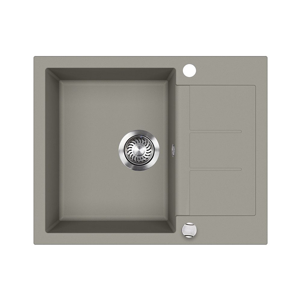 Bergstroem Granitspüle Rom, Beton, 62 x 50 cm, Rechteckig, 62/50 cm, (1 St)