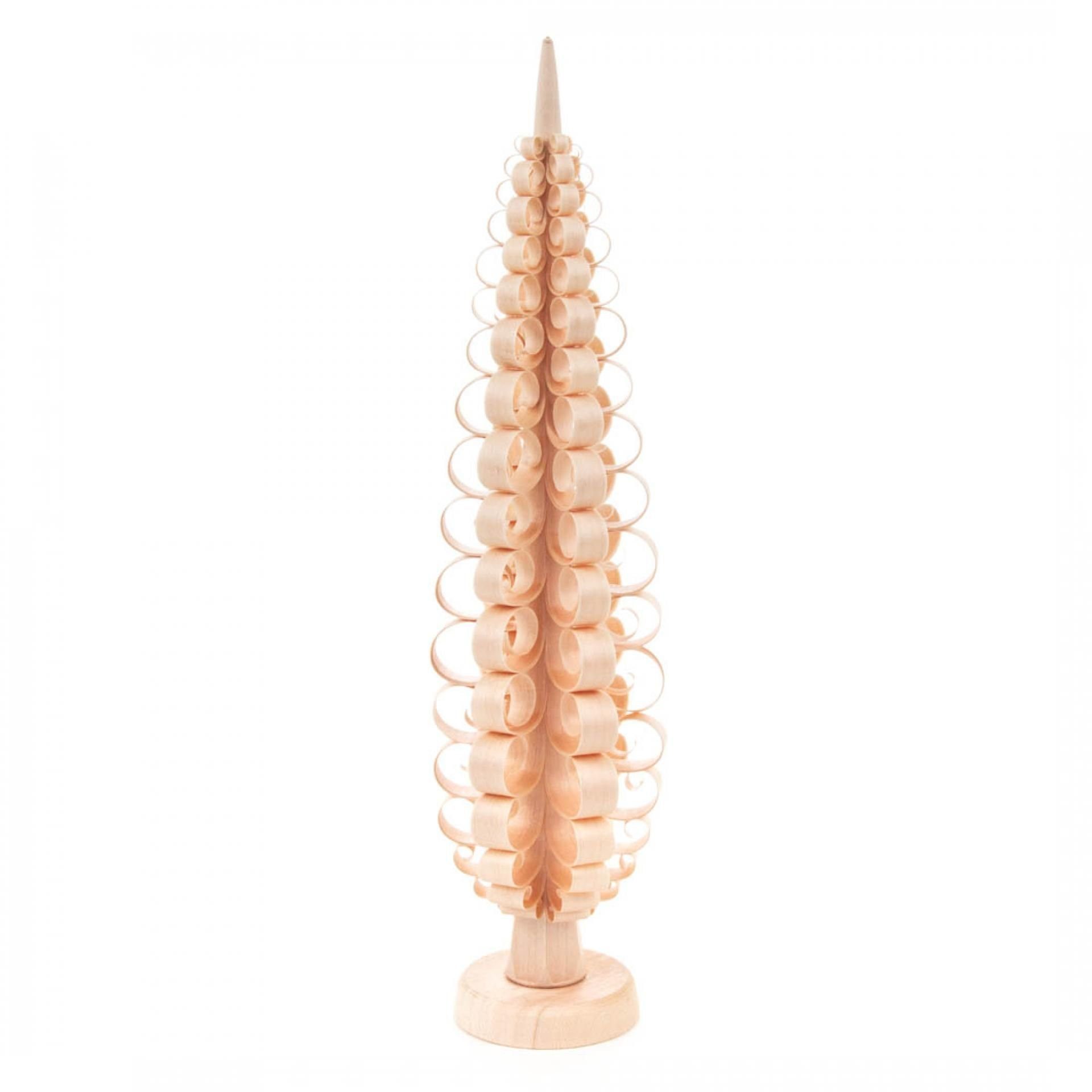 Kunstbaum Tischdekoration Spanbaum natur Höhe 200mm NEU, Dregeno Erzgebirge, Höhe 20 cm