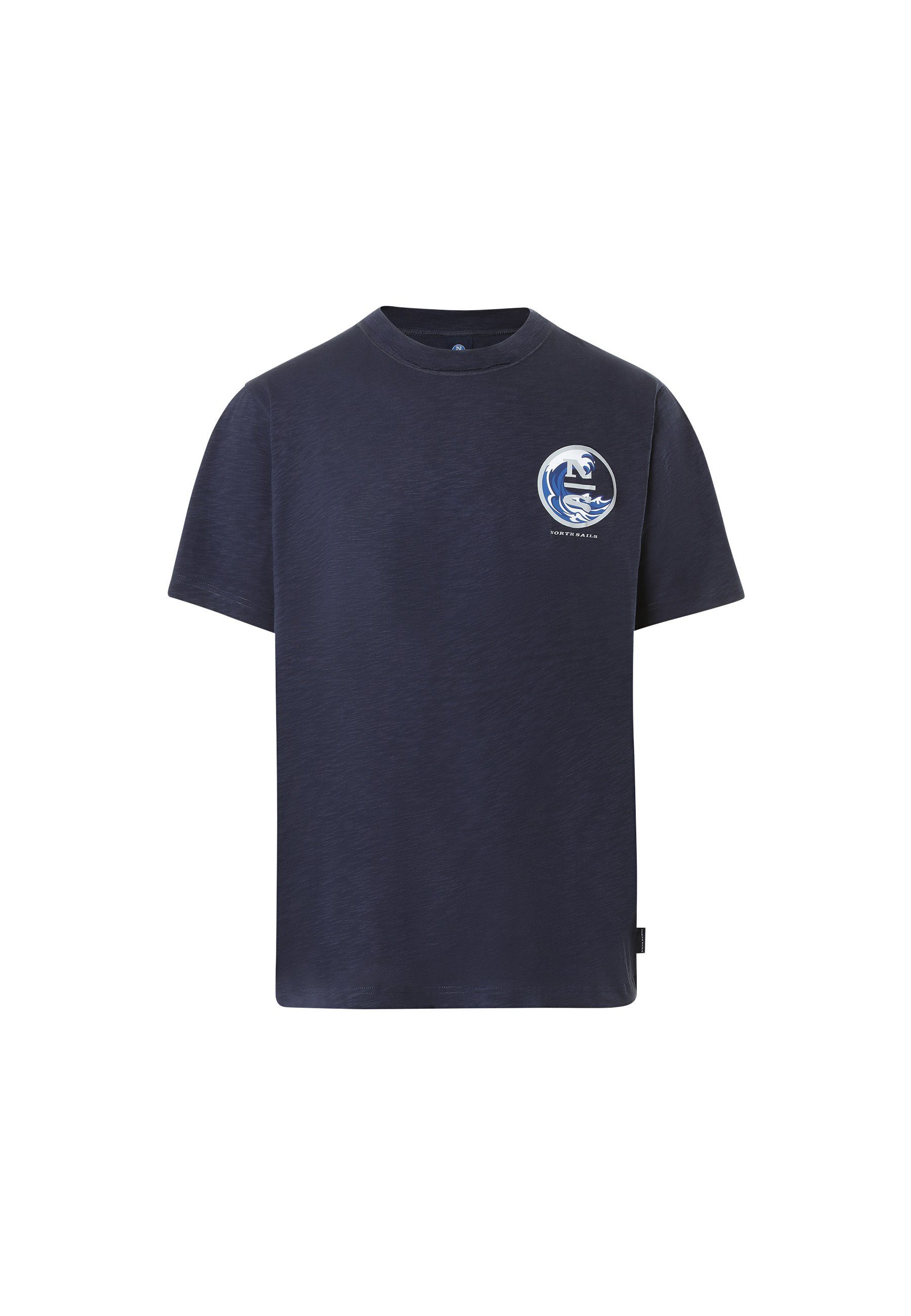 T-Shirt Sails BLUE Grafikdruck Sonstiges North mit T-Shirt