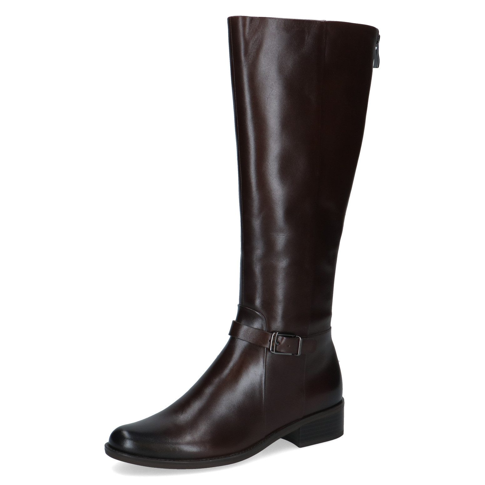 Caprice Stiefel Blockabsatz, Langschaftstiefel mit praktischem Innenreißverschluss