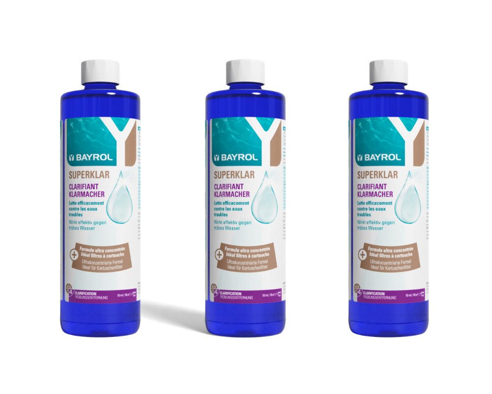 Bayrol Poolpflege Bayrol Set 3 x Superklar 0,5 l