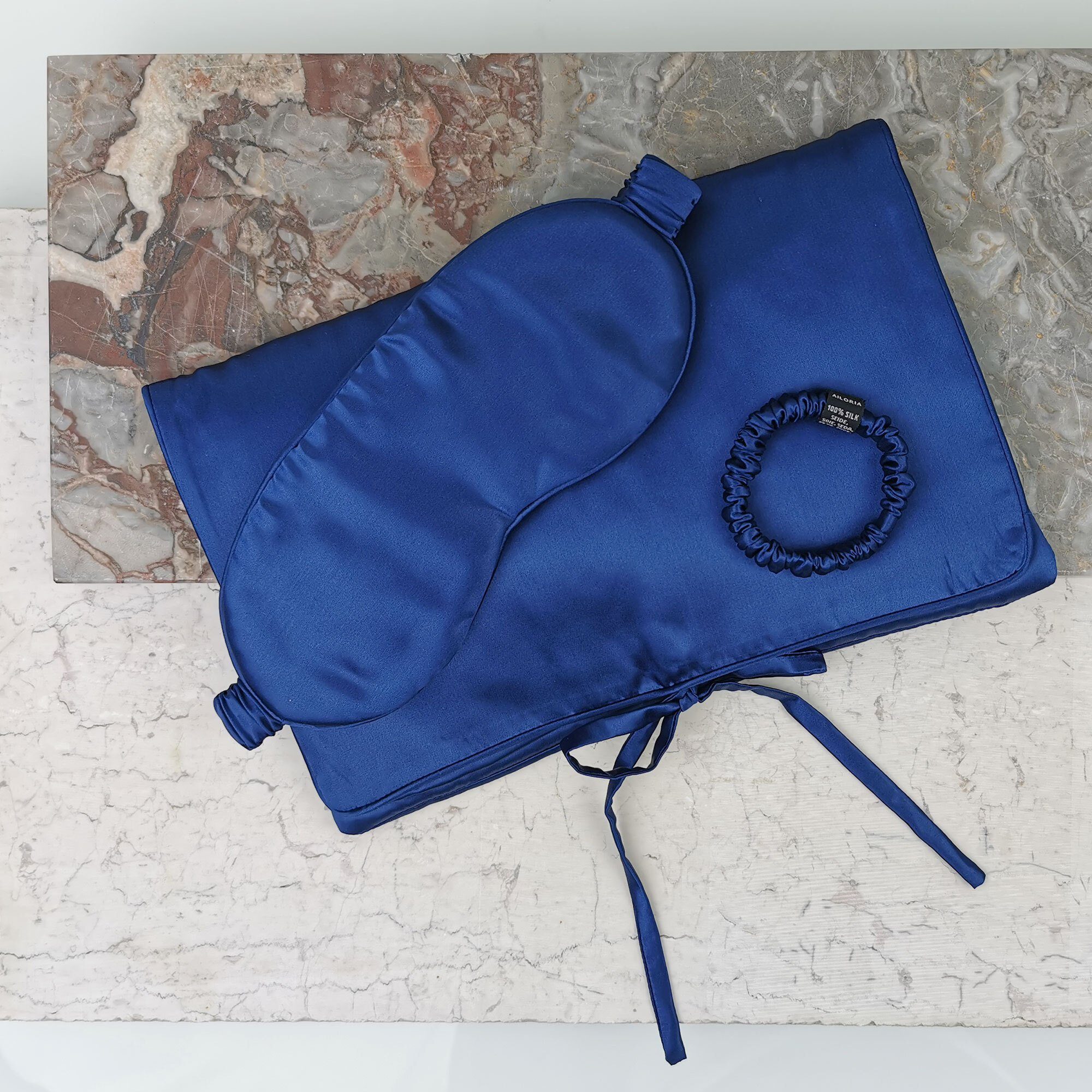 AILORIA Haargummi TRAVEL SET blau BEAUTY Luxuriöses S, Reise-Set
