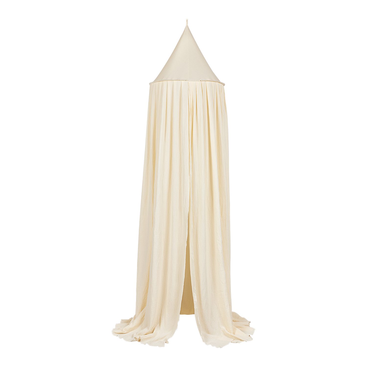 Meyco Baby Betthimmel Natural (100% Baumwolle, 1-tlg), Klamboe (55x240cm)